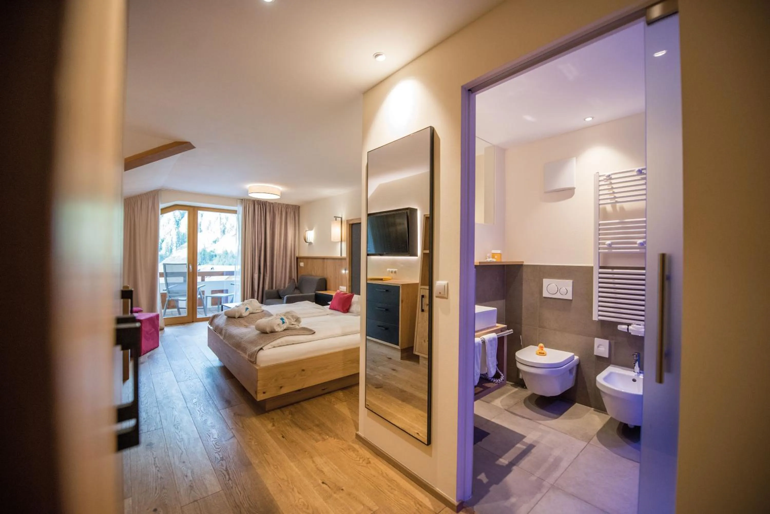 Bed in Familienhotel Huber