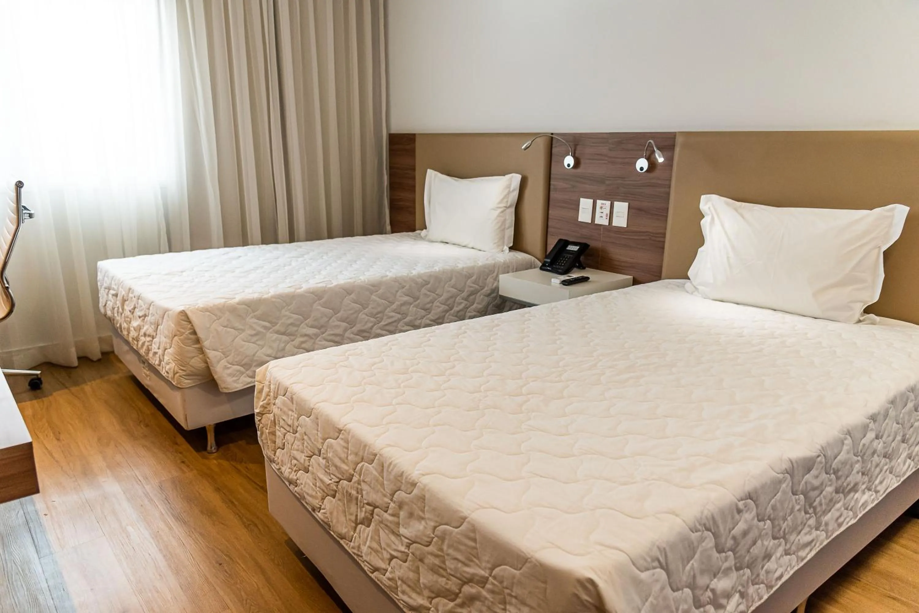 Bed in Rio Hotel by Bourbon Maringá