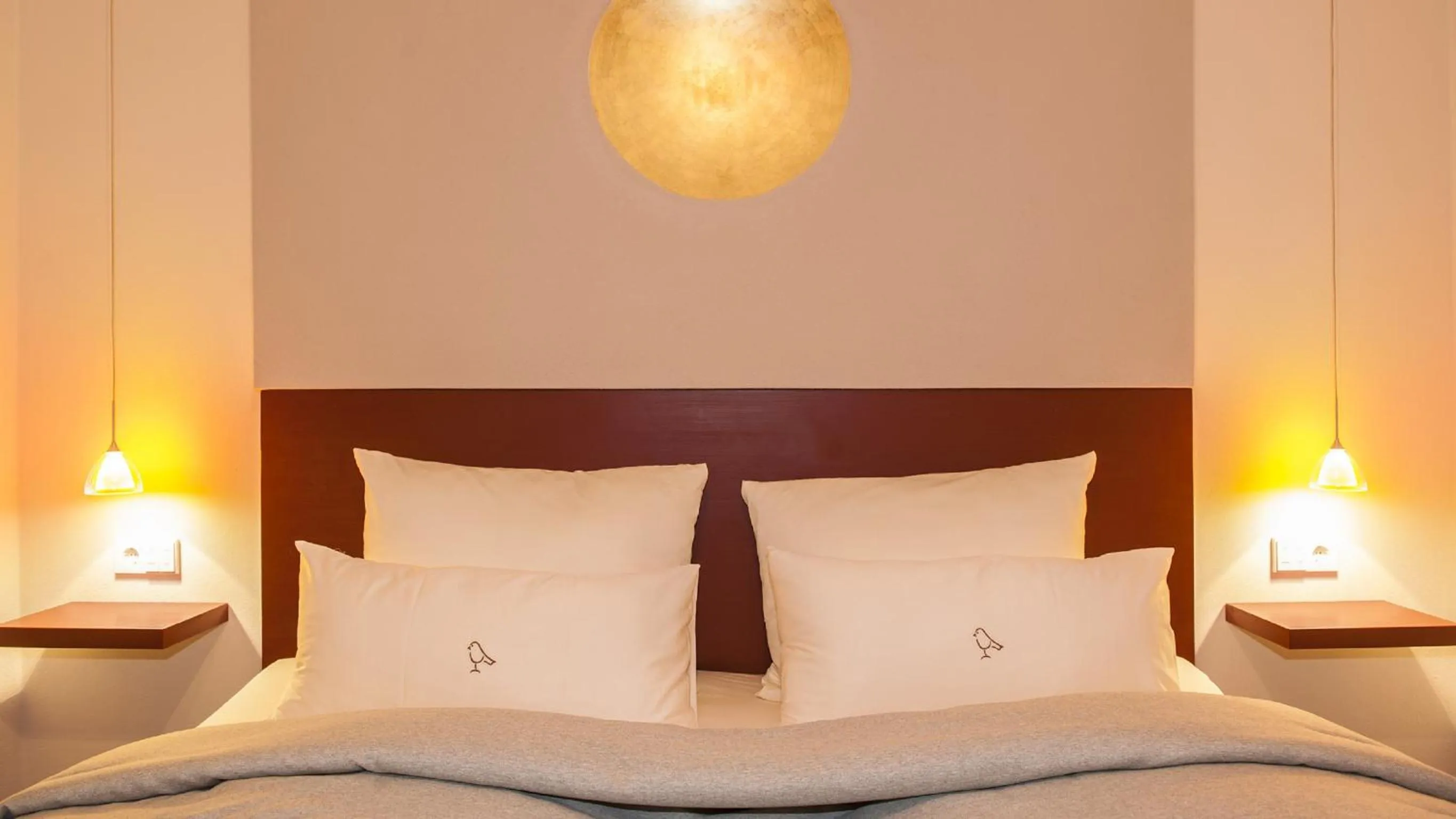 Bed in Romantik Hotel Meisenheimer Hof