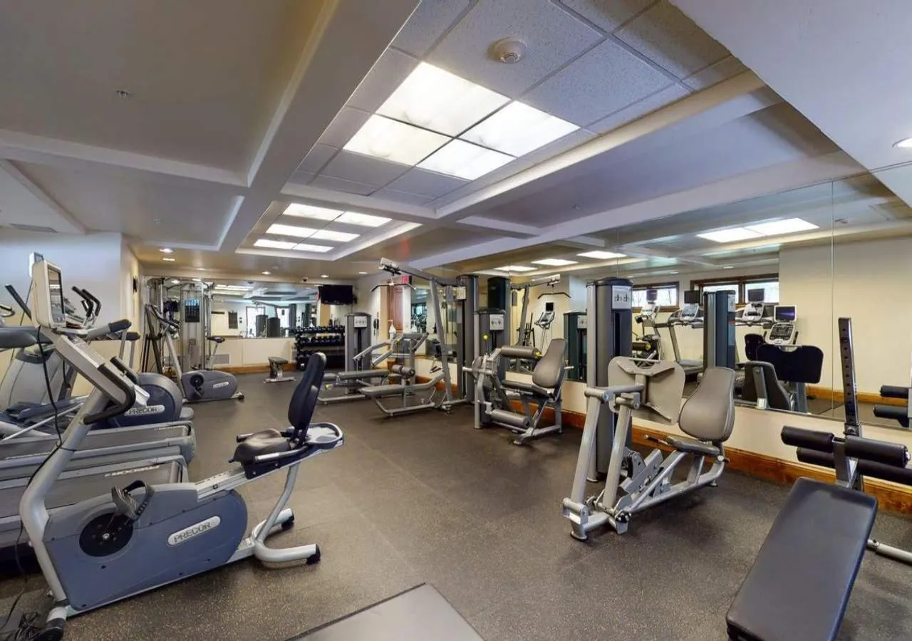 Fitness centre/facilities in Lion Square Lodge Condos by TO