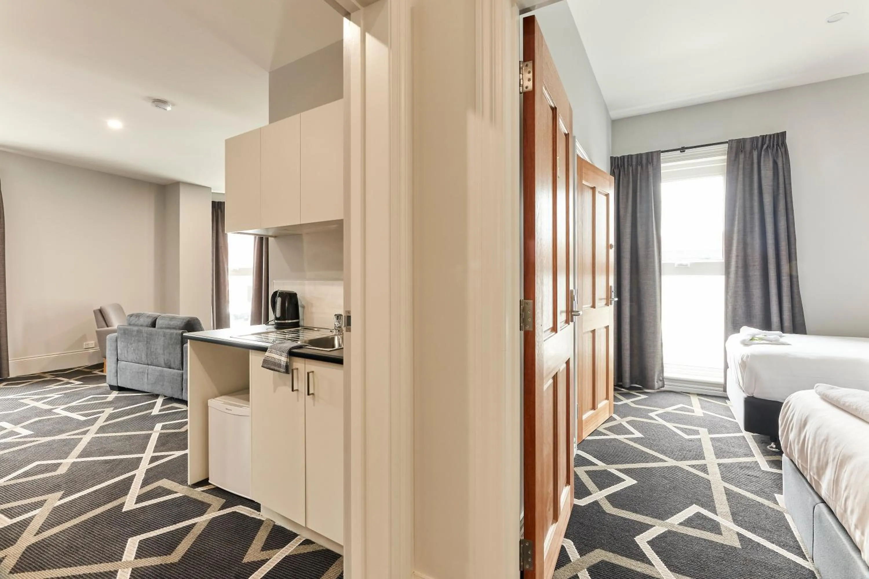 Bed in Sports Garden Hotel