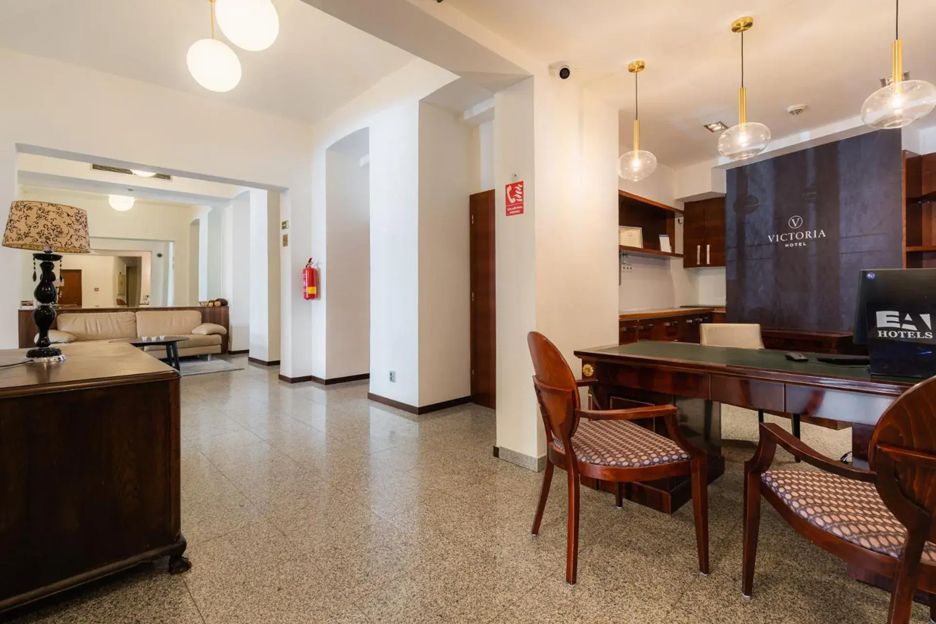 Lobby or reception in EA Hotel Victoria Lobby or reception in EA Hotel Victoria