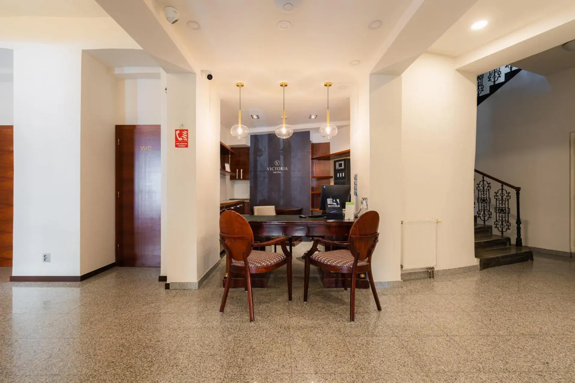 Lobby or reception in EA Hotel Victoria Lobby or reception in EA Hotel Victoria