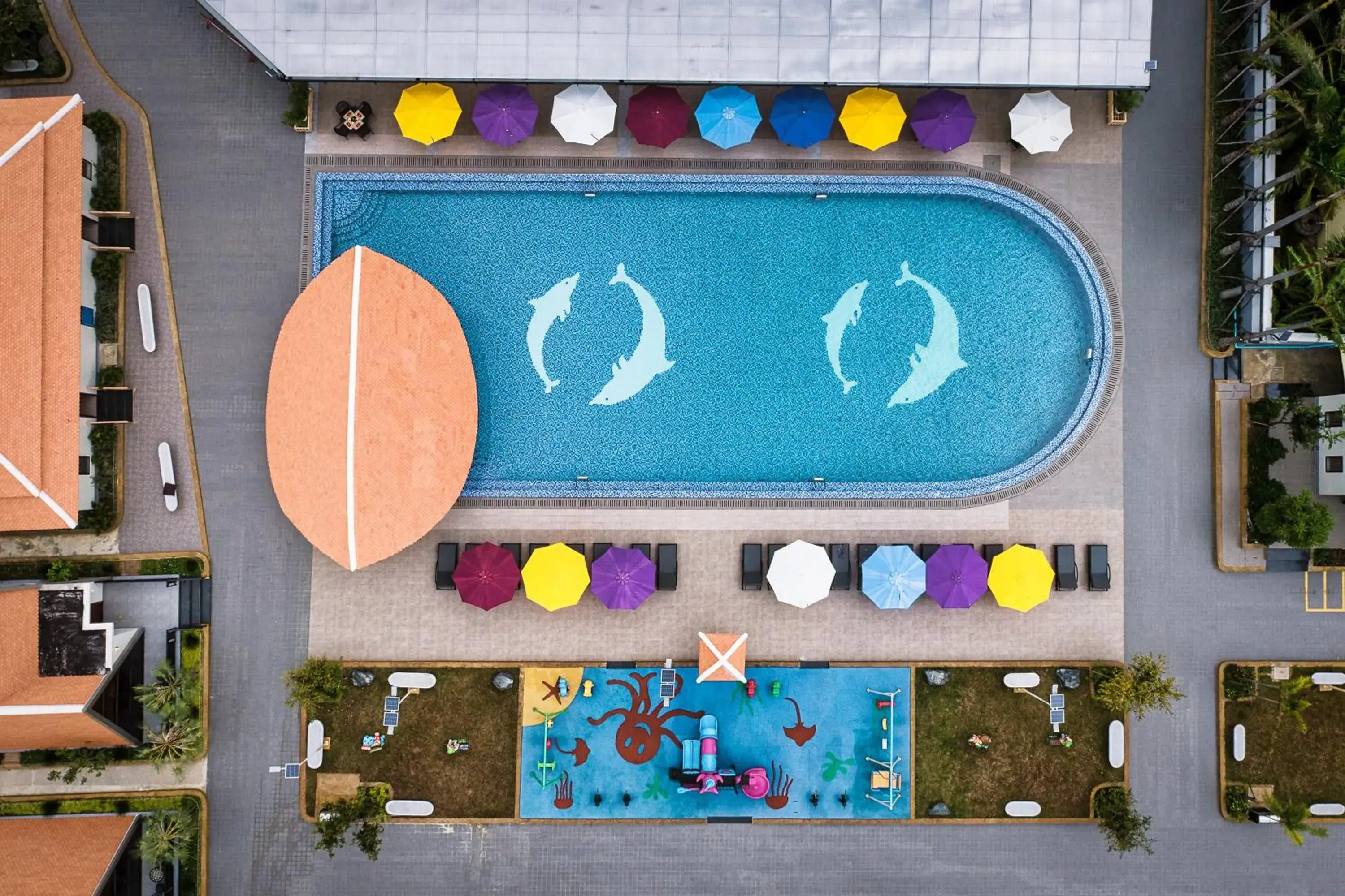 Swimming pool in Vakara Hotel Kep Swimming pool in Vakara Hotel Kep