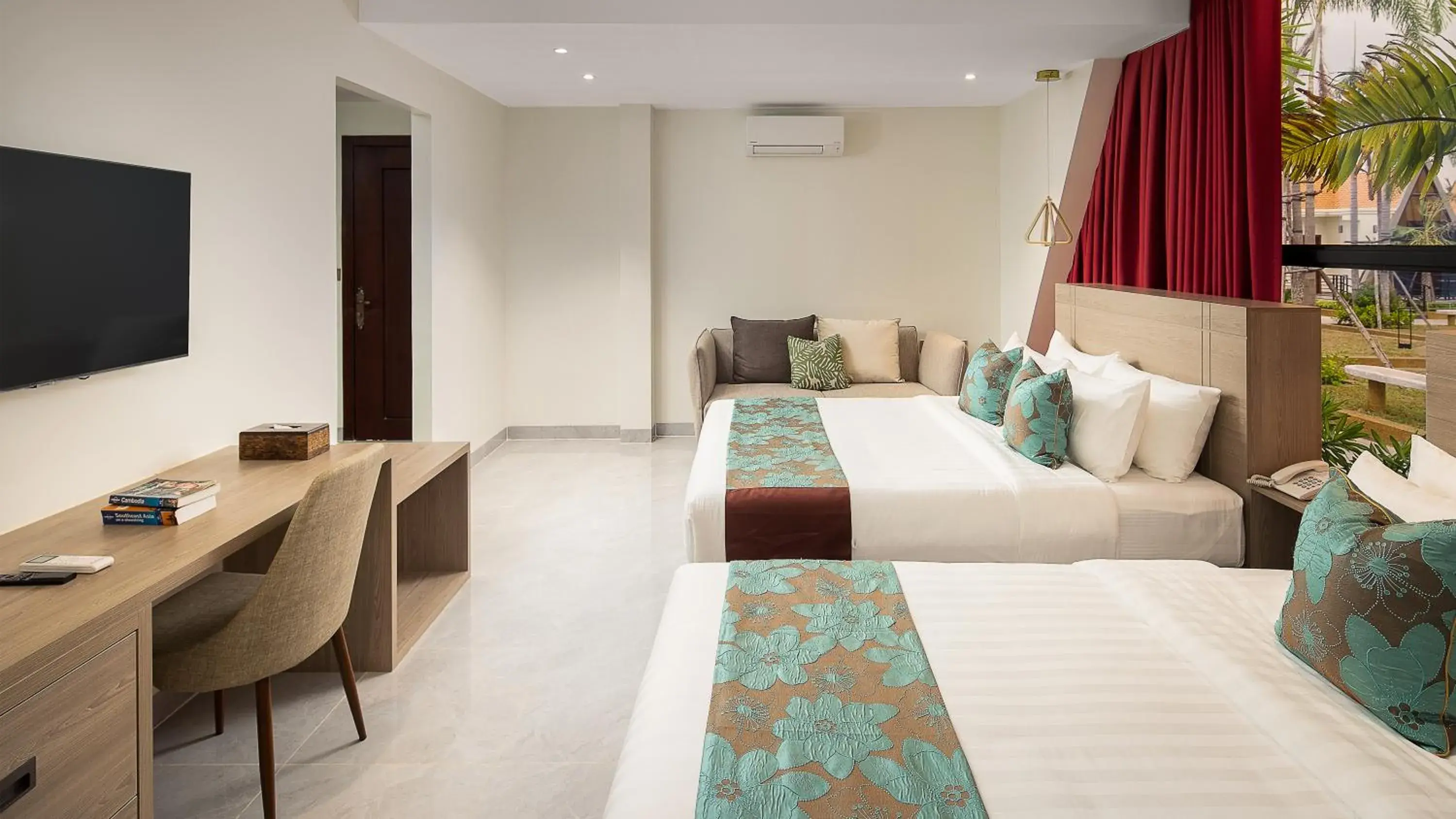 Bed in Vakara Hotel Kep Bed in Vakara Hotel Kep