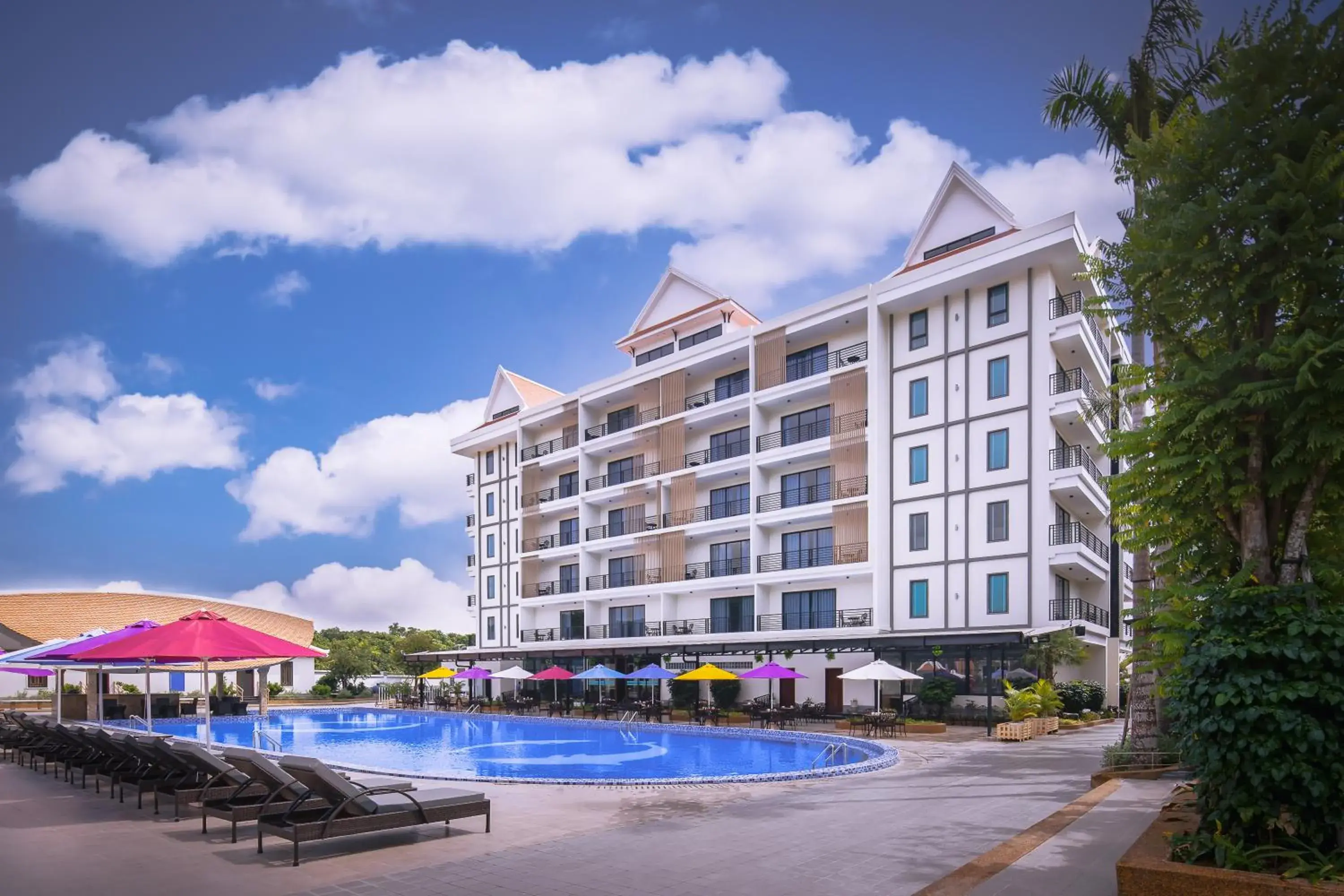 Property building in Vakara Hotel Kep Property building in Vakara Hotel Kep