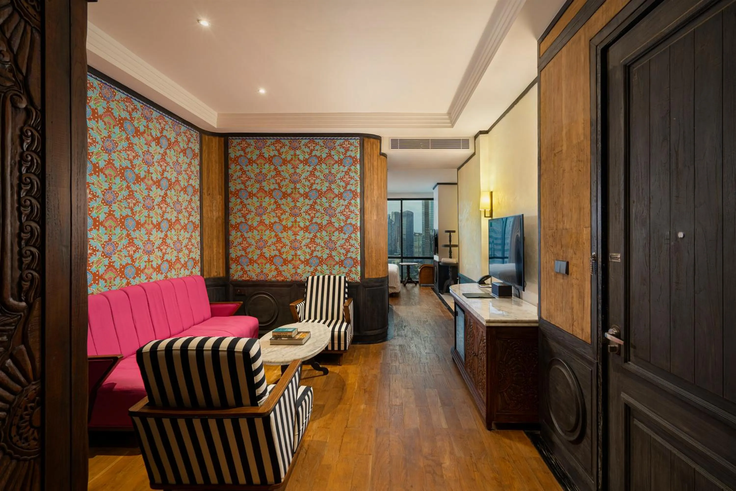 Living room in The Orient Jakarta, a Royal Hideaway Hotel