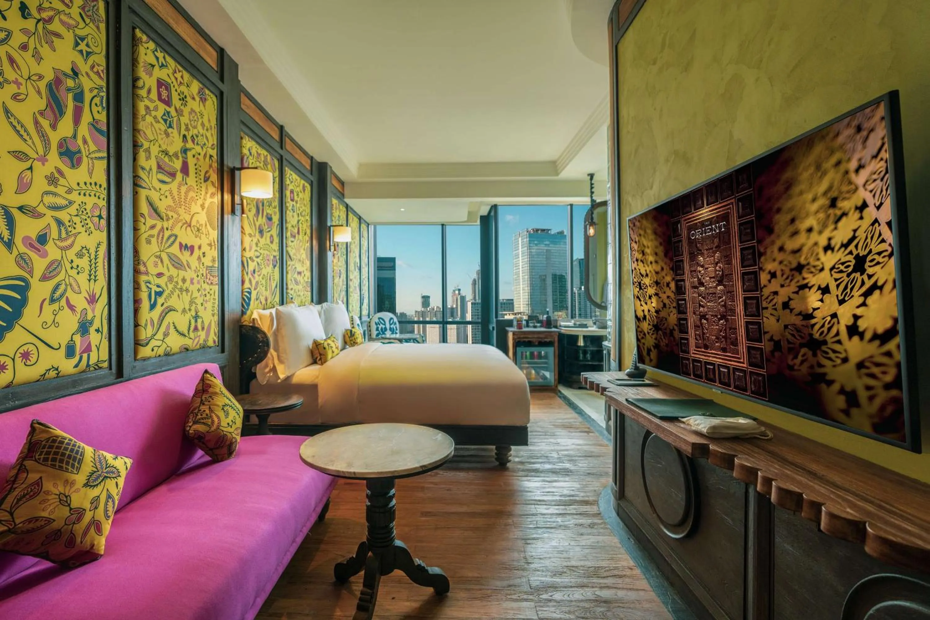Lobby or reception, Bed in The Orient Jakarta, a Royal Hideaway Hotel