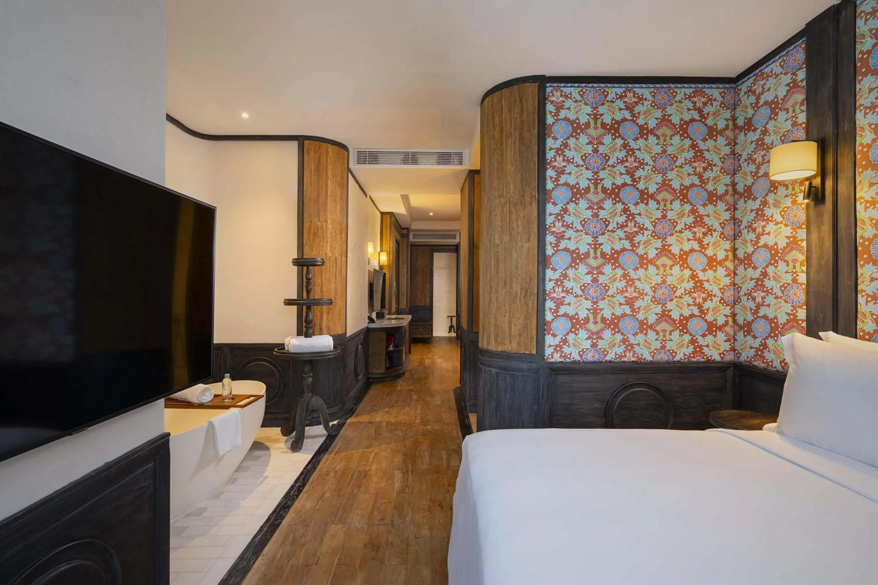 Bedroom, Bed in The Orient Jakarta, a Royal Hideaway Hotel