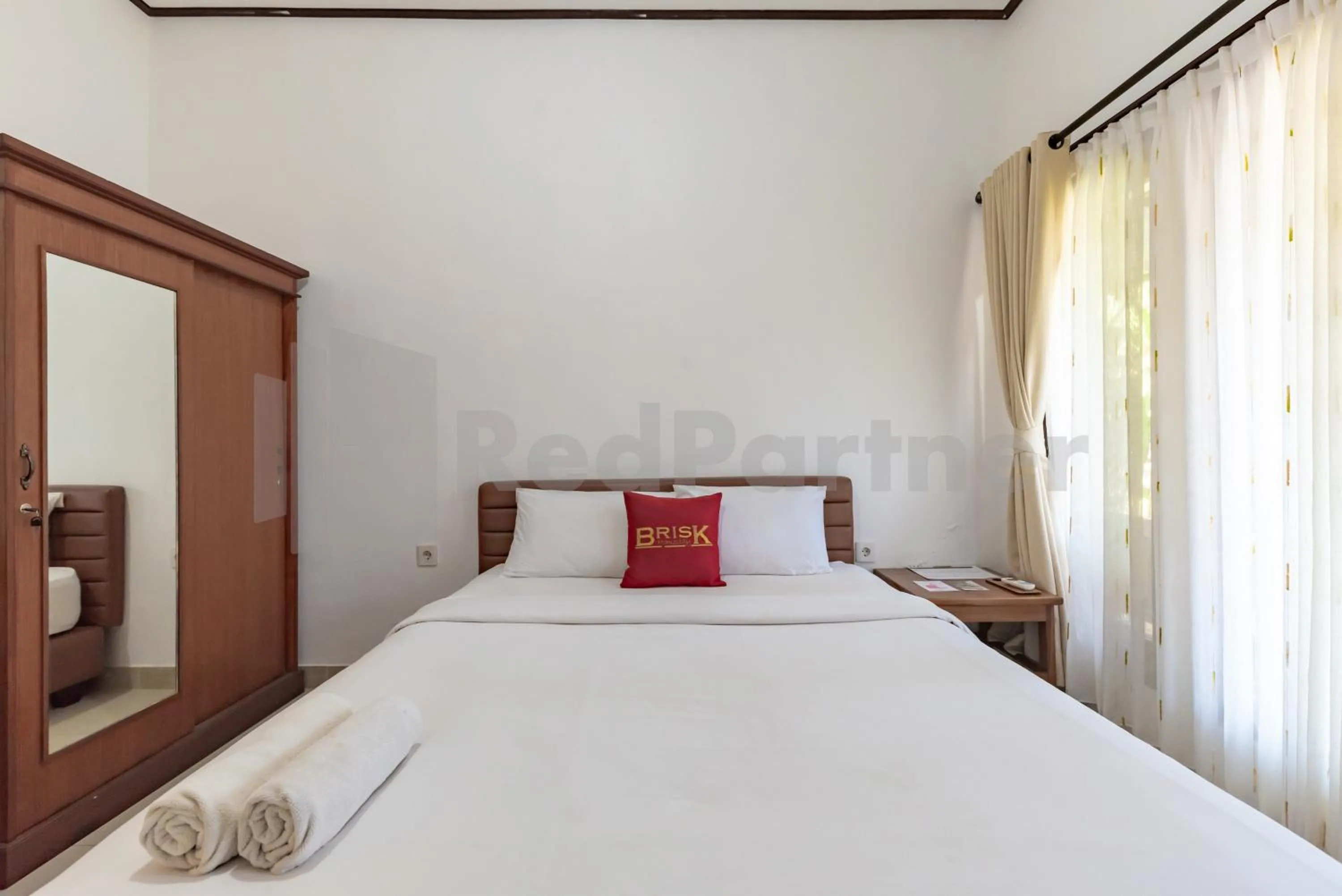 Bedroom, Bed in Brisk Homestay Uluwatu RedPartner