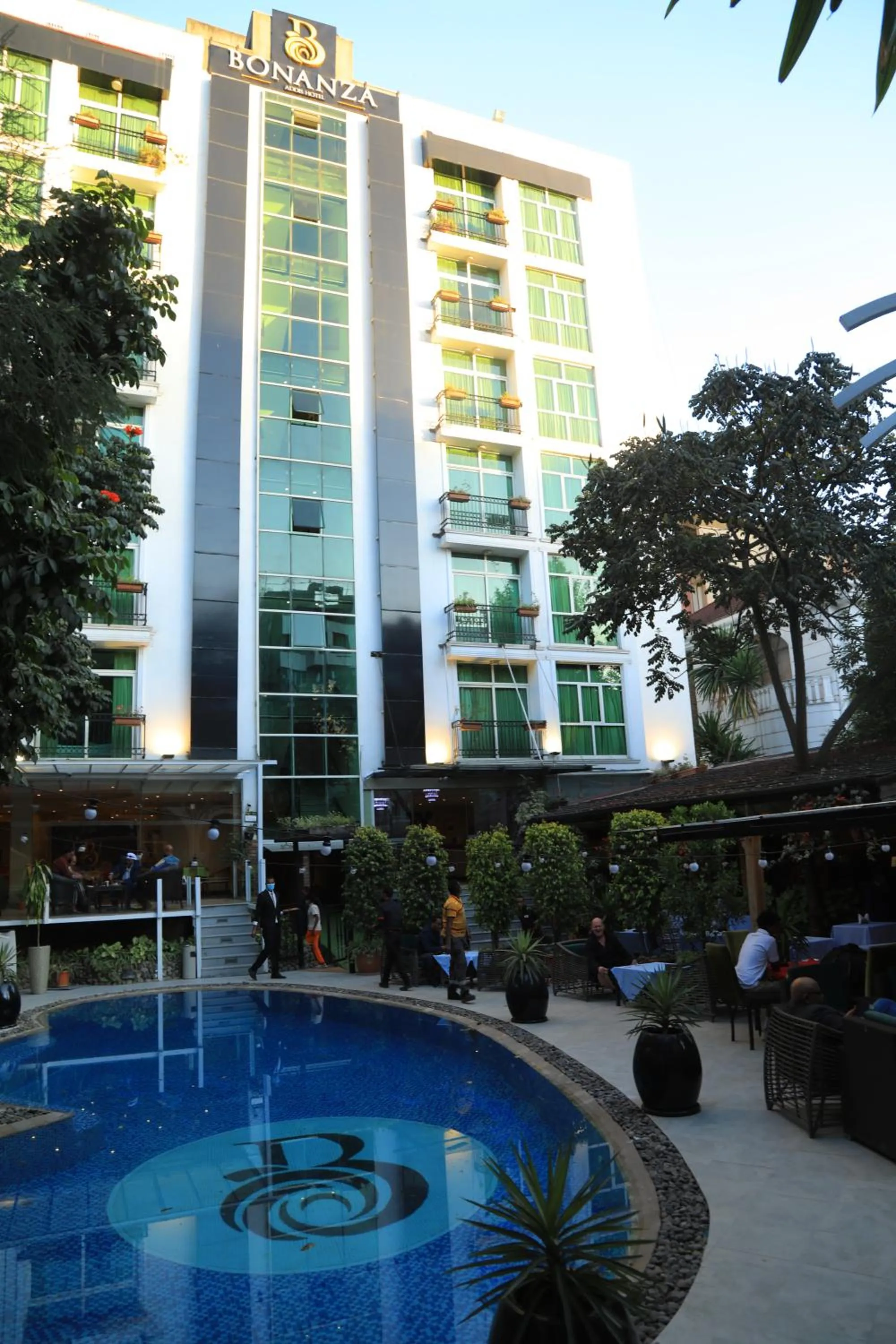 Property building in Bonanza Addis Hotel