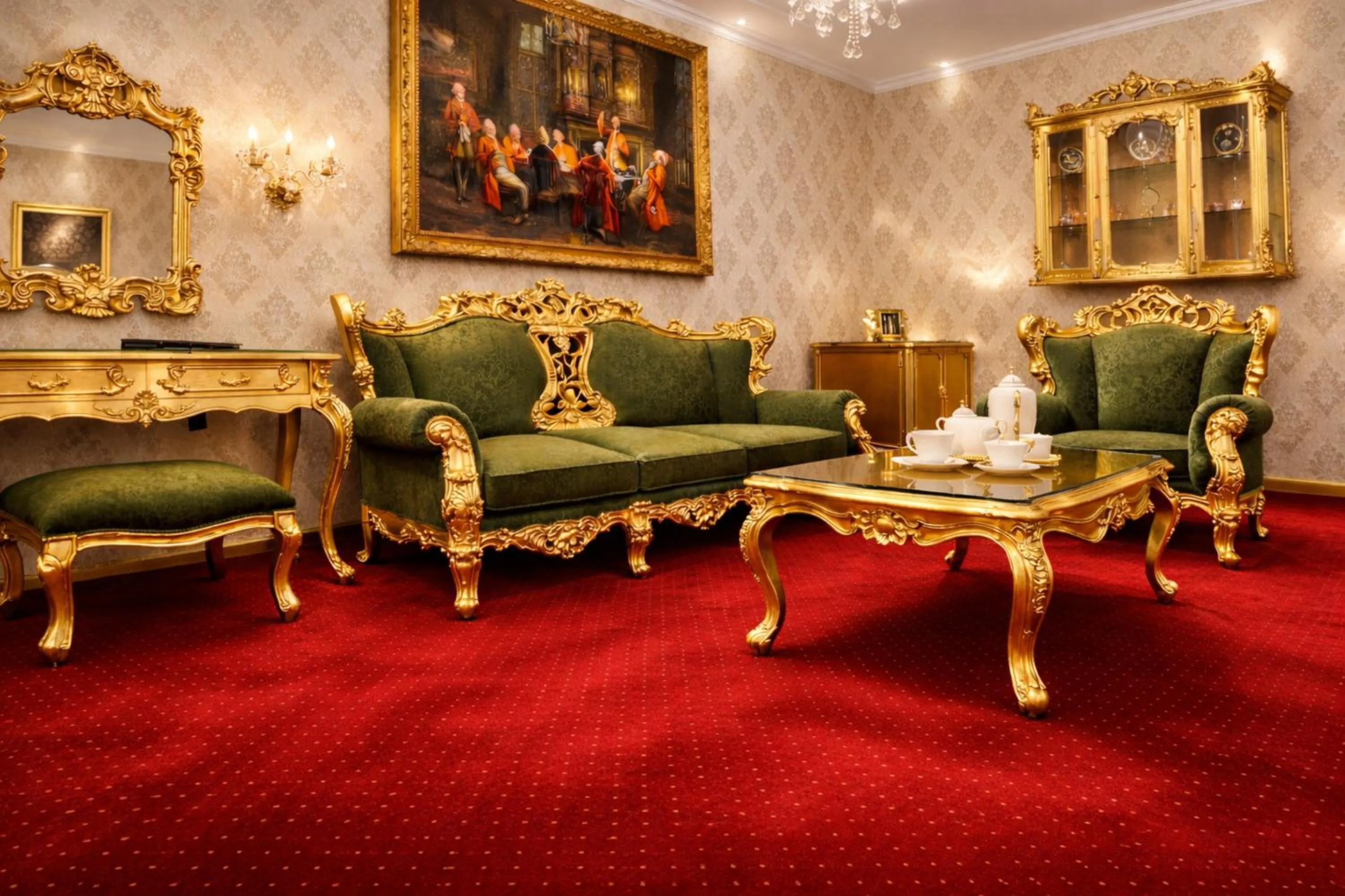 Living room in Prezident Palace Belgrade - Luxury Boutique Hotel & Spa