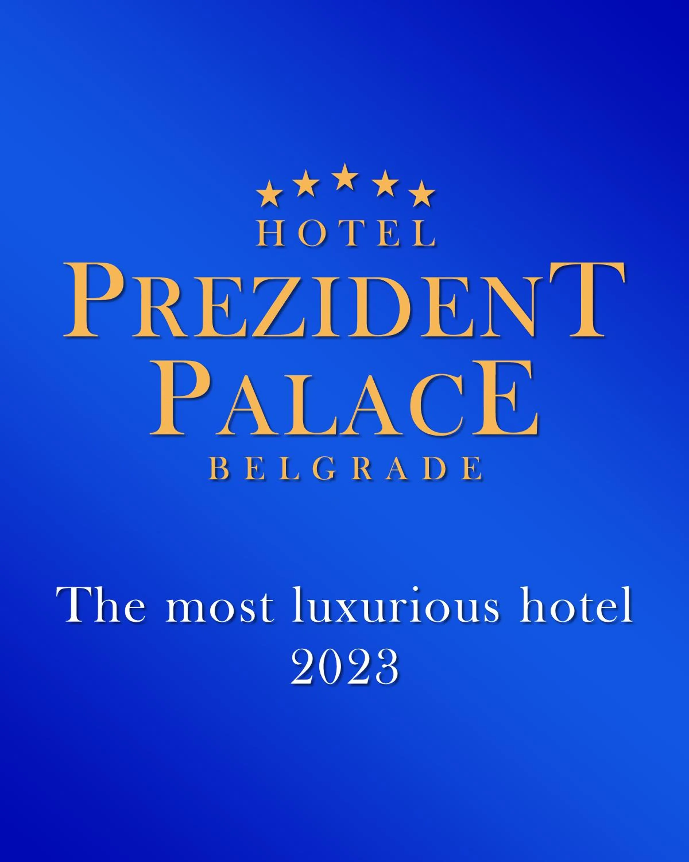 Logo/Certificate/Sign in Prezident Palace Belgrade - Adults Only