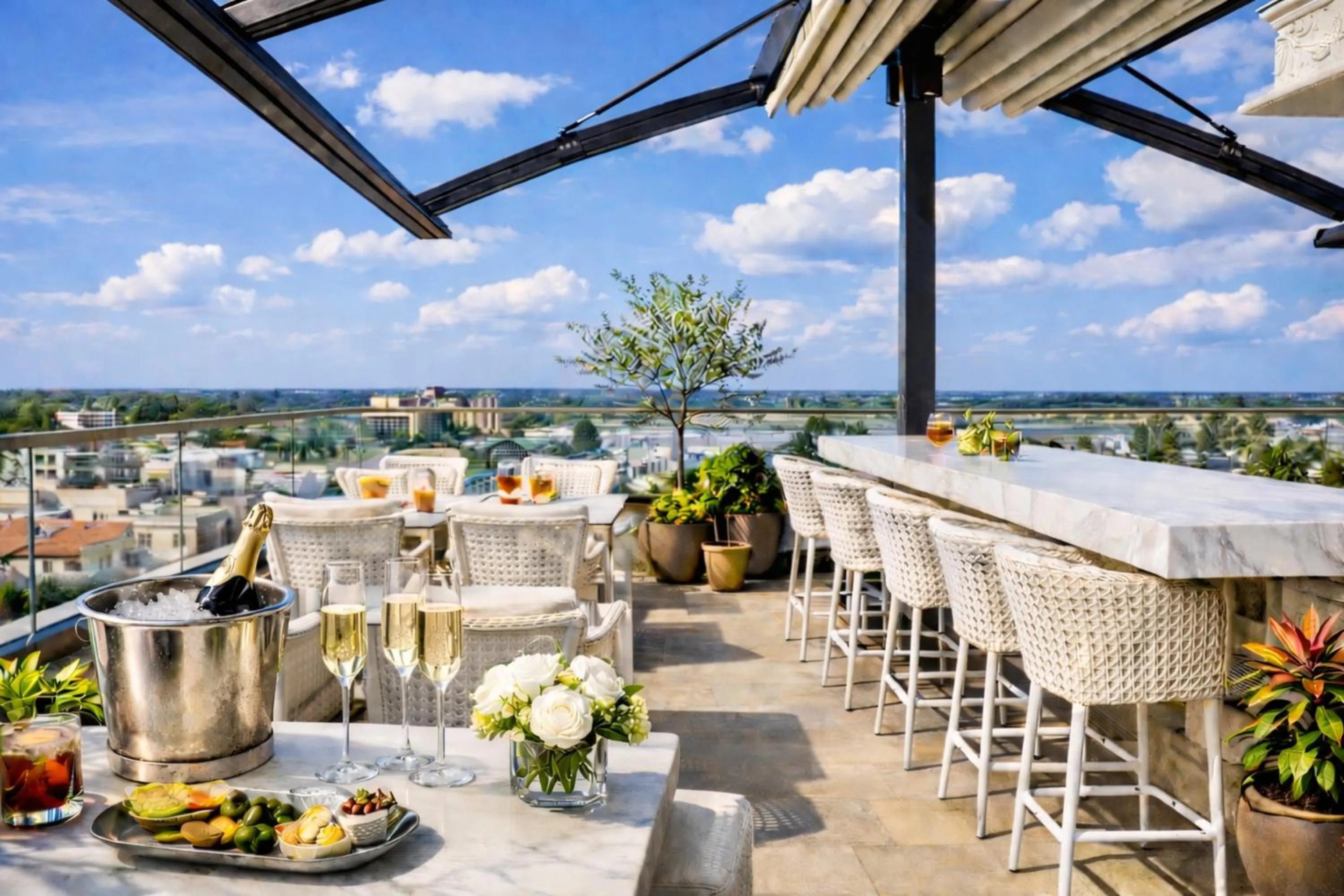 Balcony/Terrace in Prezident Palace Belgrade - Luxury Boutique Hotel & Spa