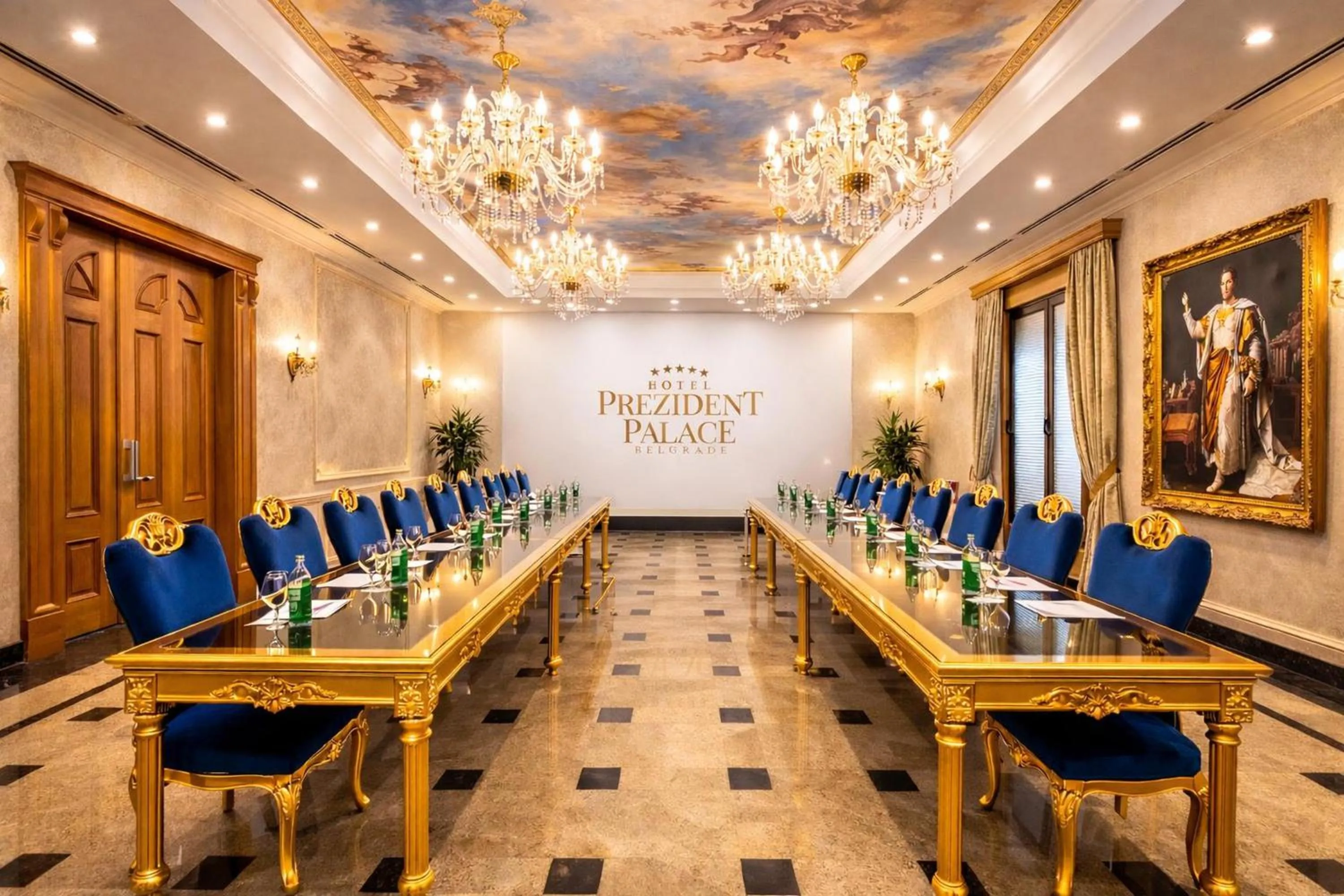 Meeting/conference room in Prezident Palace Belgrade - Luxury Boutique Hotel & Spa