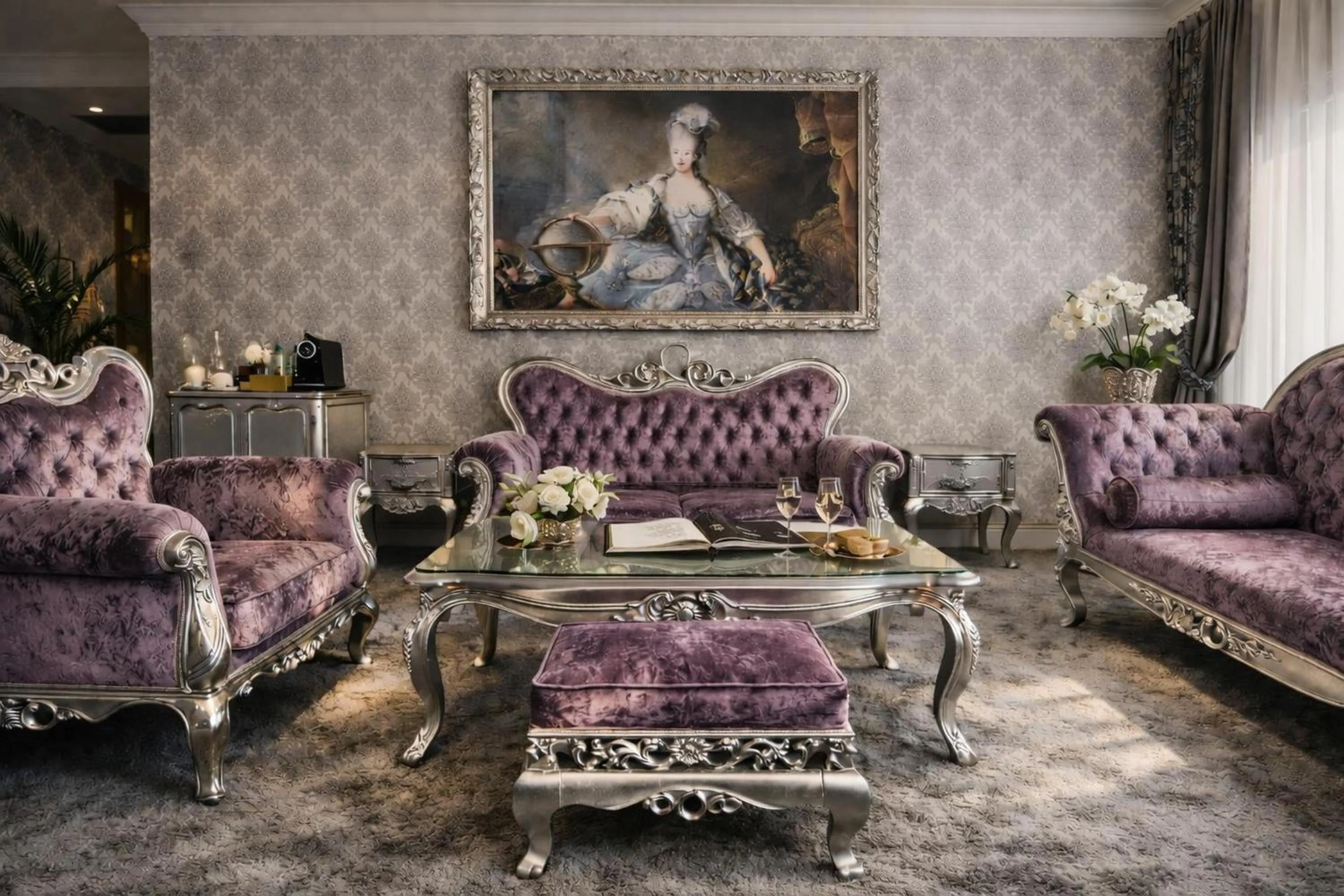 Living room in Prezident Palace Belgrade - Luxury Boutique Hotel & Spa