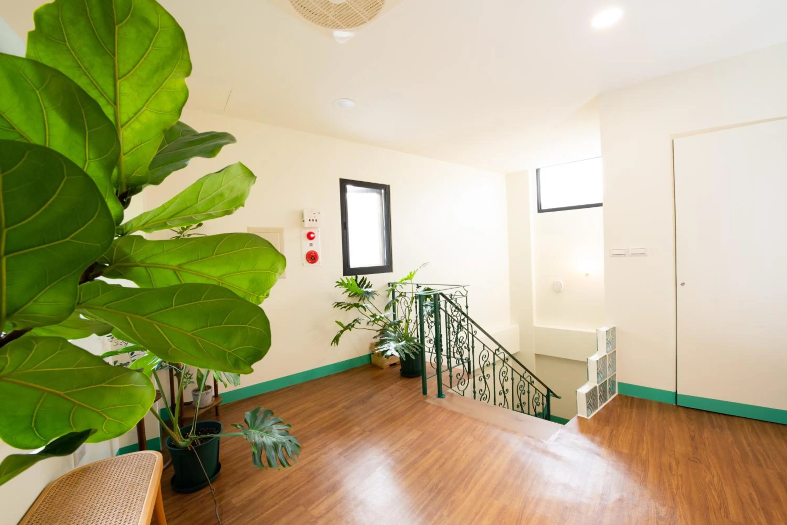 Seating area in Lixia Hostel