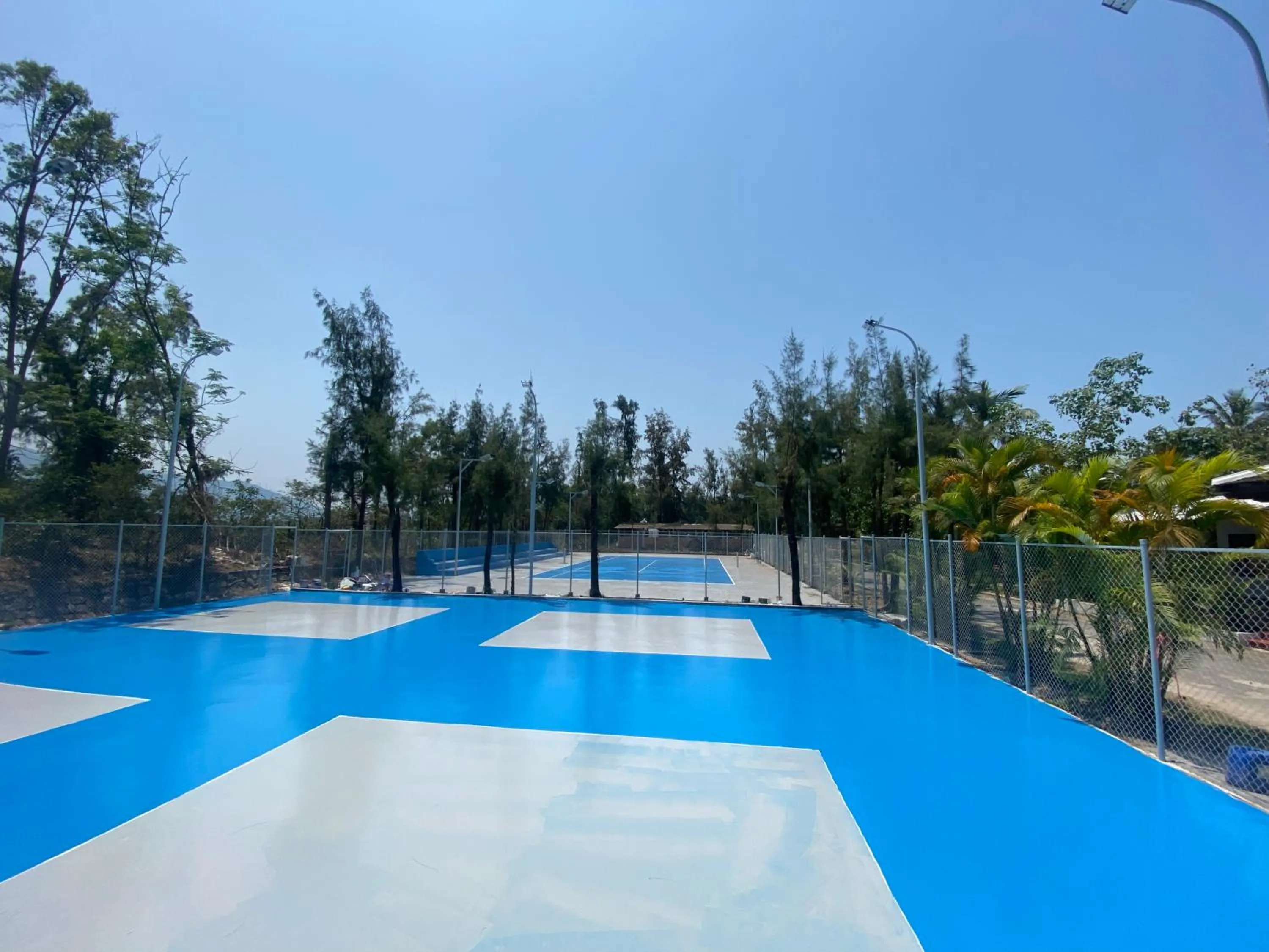 Tennis court in Lang Co Beach Resort
