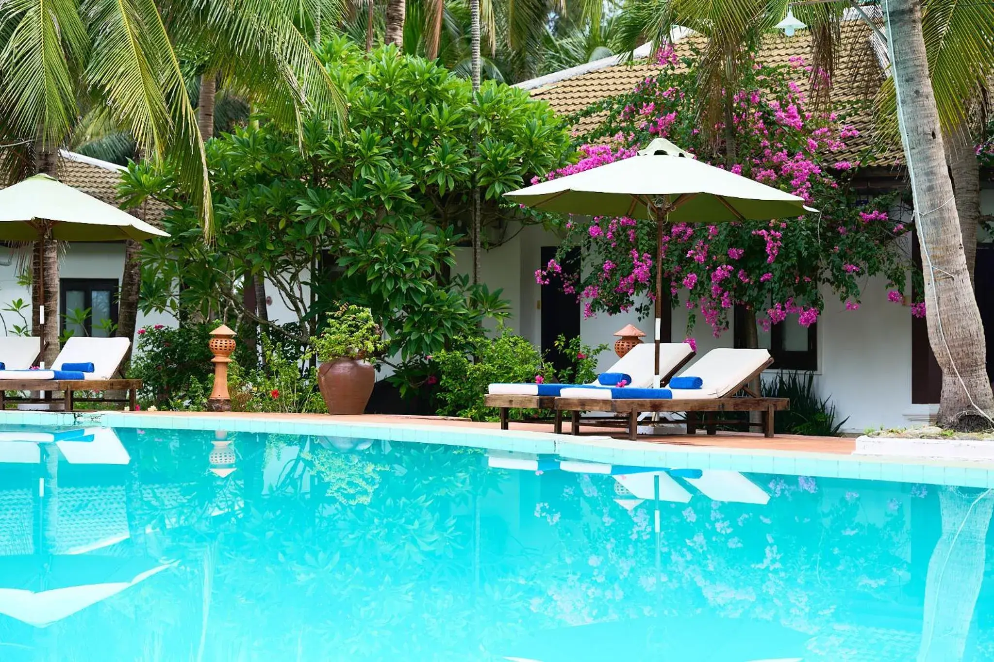 Pool view in Lang Co Beach Resort Pool view in Lang Co Beach Resort