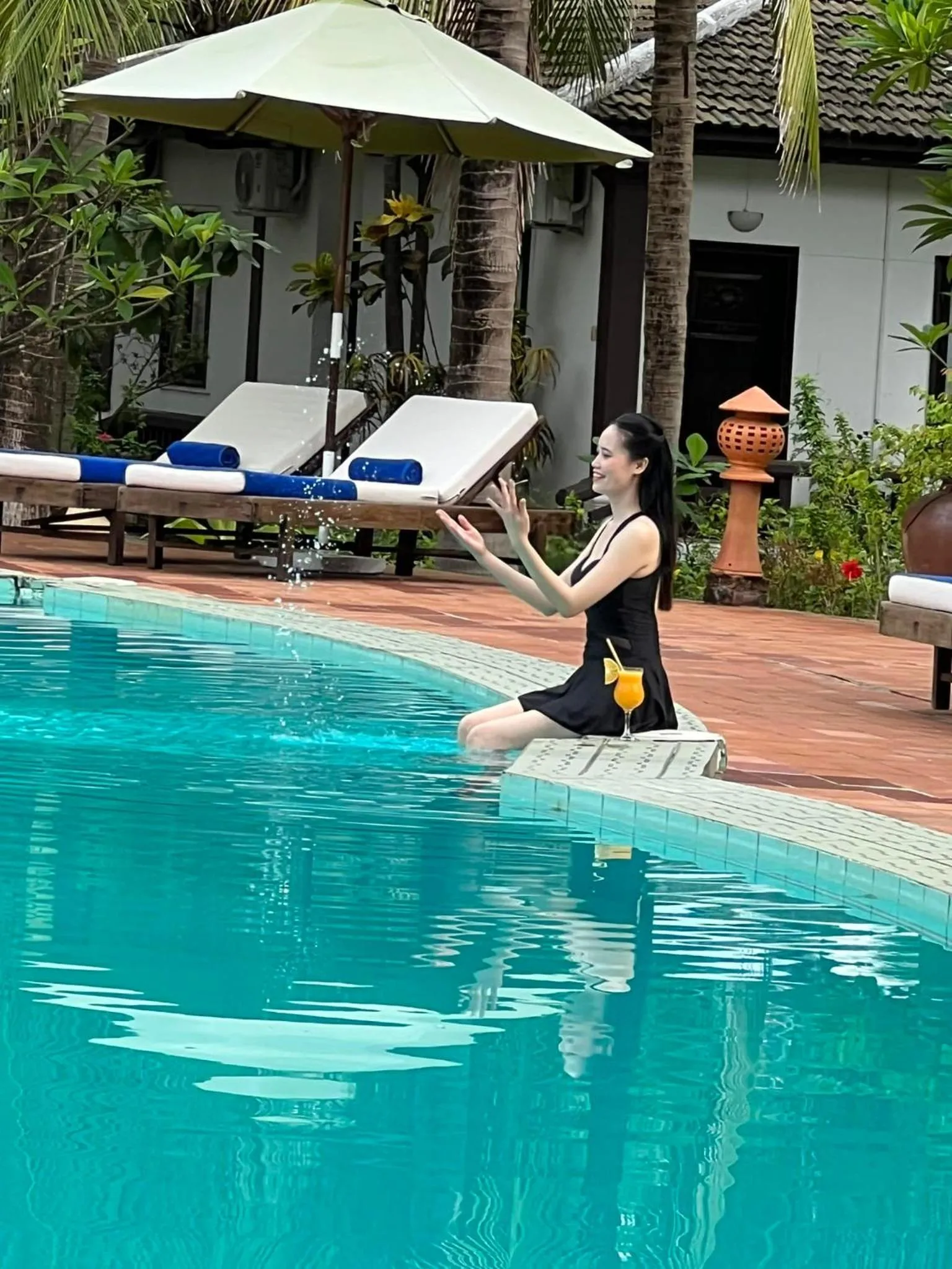 People in Lang Co Beach Resort