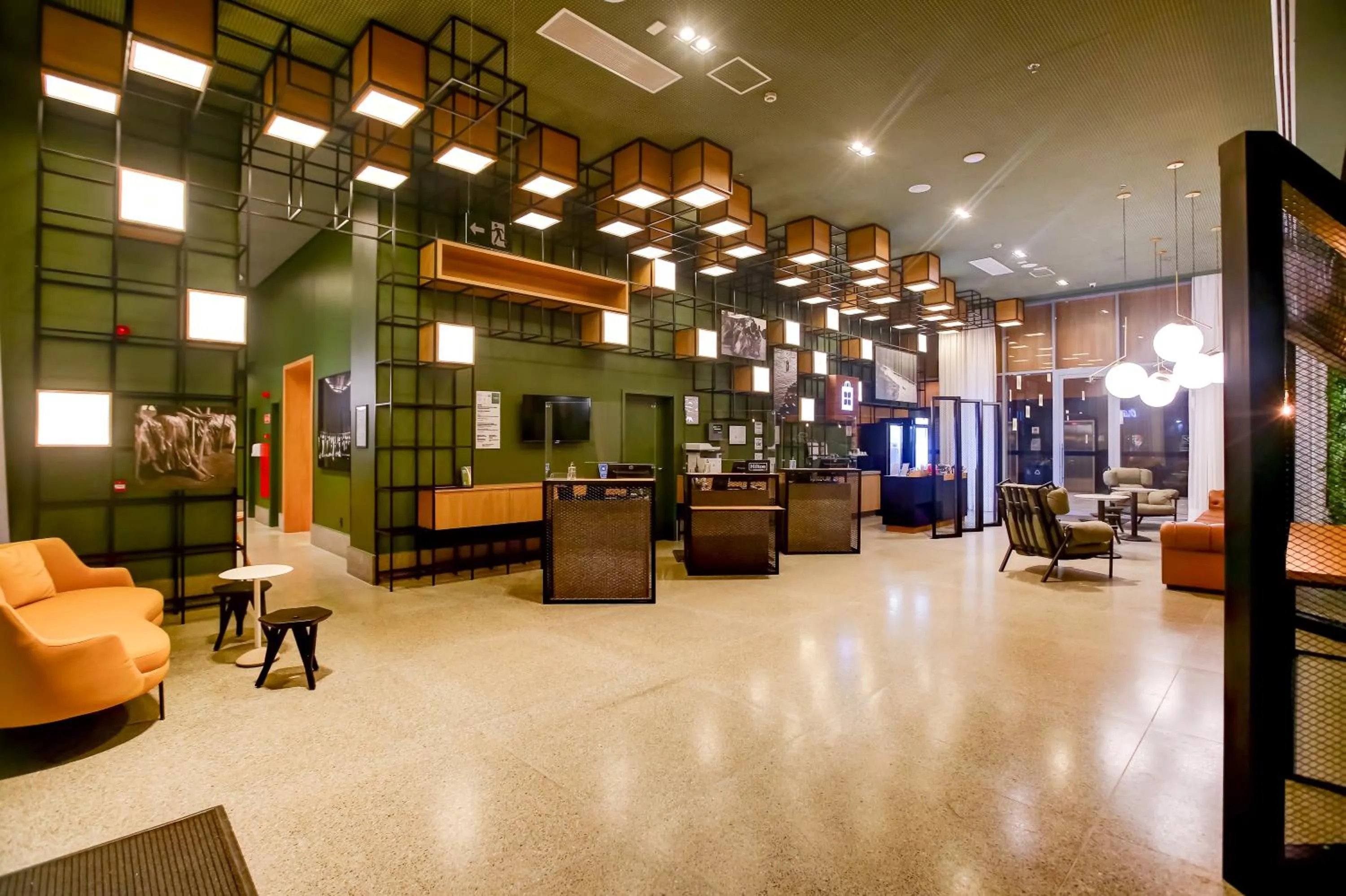 Lobby or reception in Hilton Garden Inn Rebouças