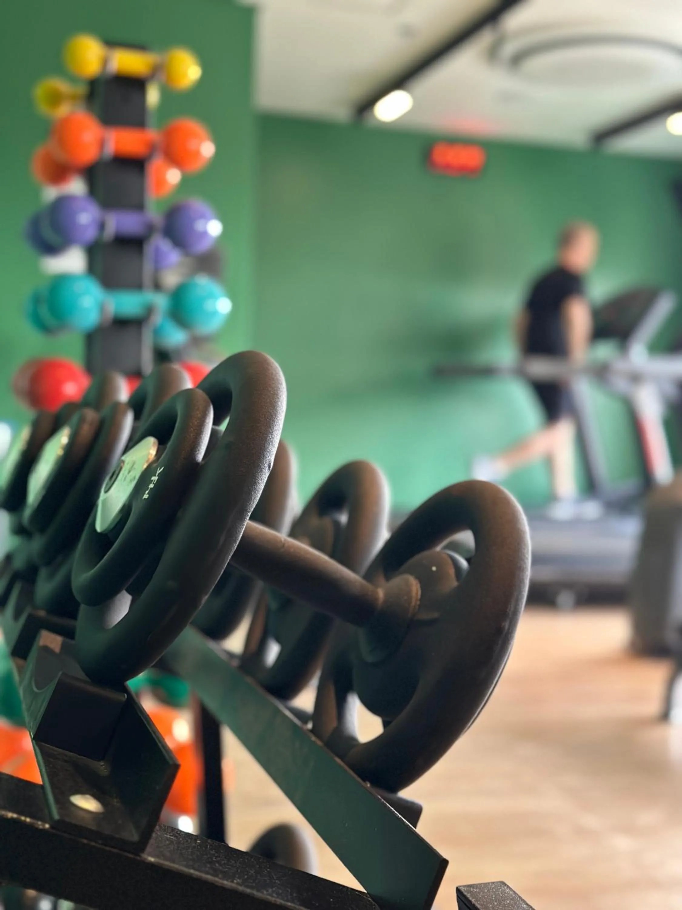 Fitness centre/facilities in Hilton Garden Inn Rebouças