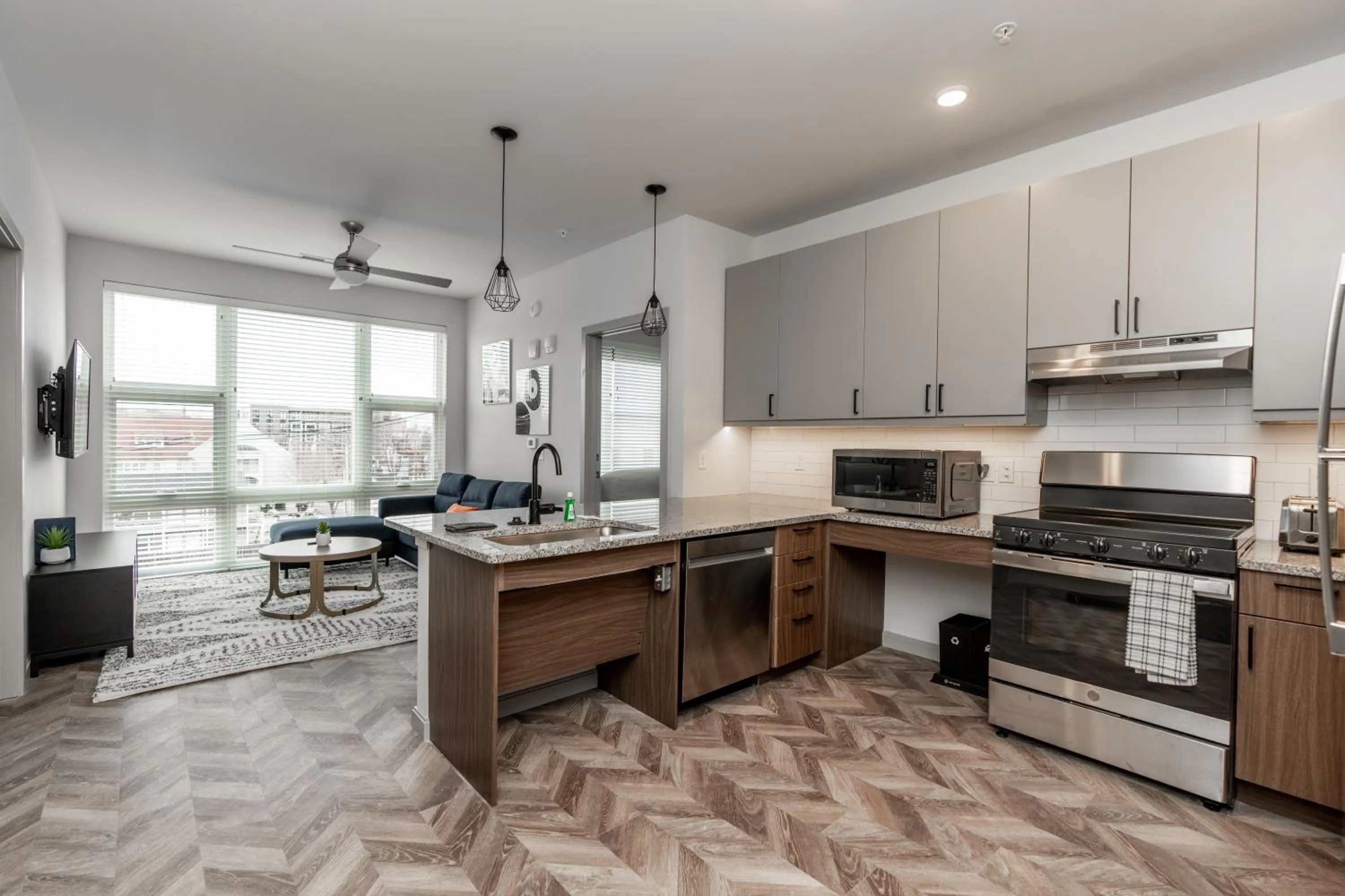 Kitchen or kitchenette in Yugo Guest Suites