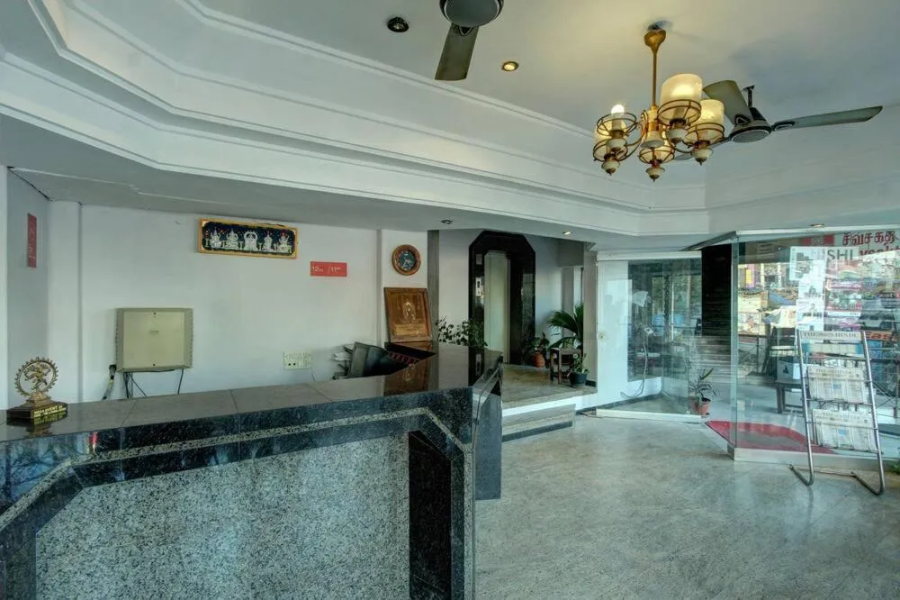 Communal lounge/ TV room in Padmam Hotel