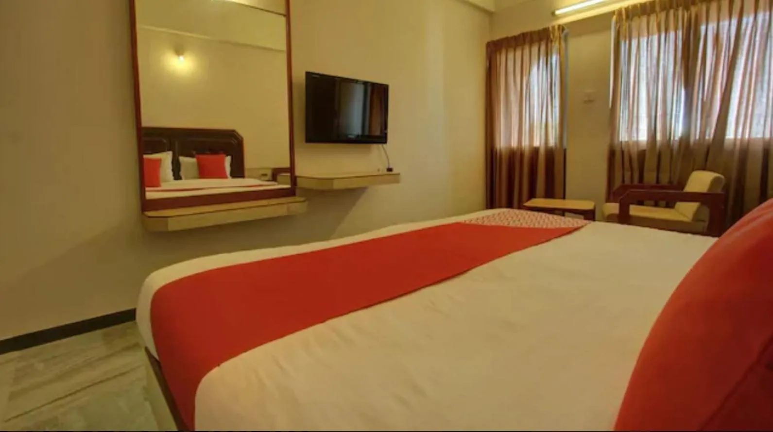 Bed in Padmam Hotel