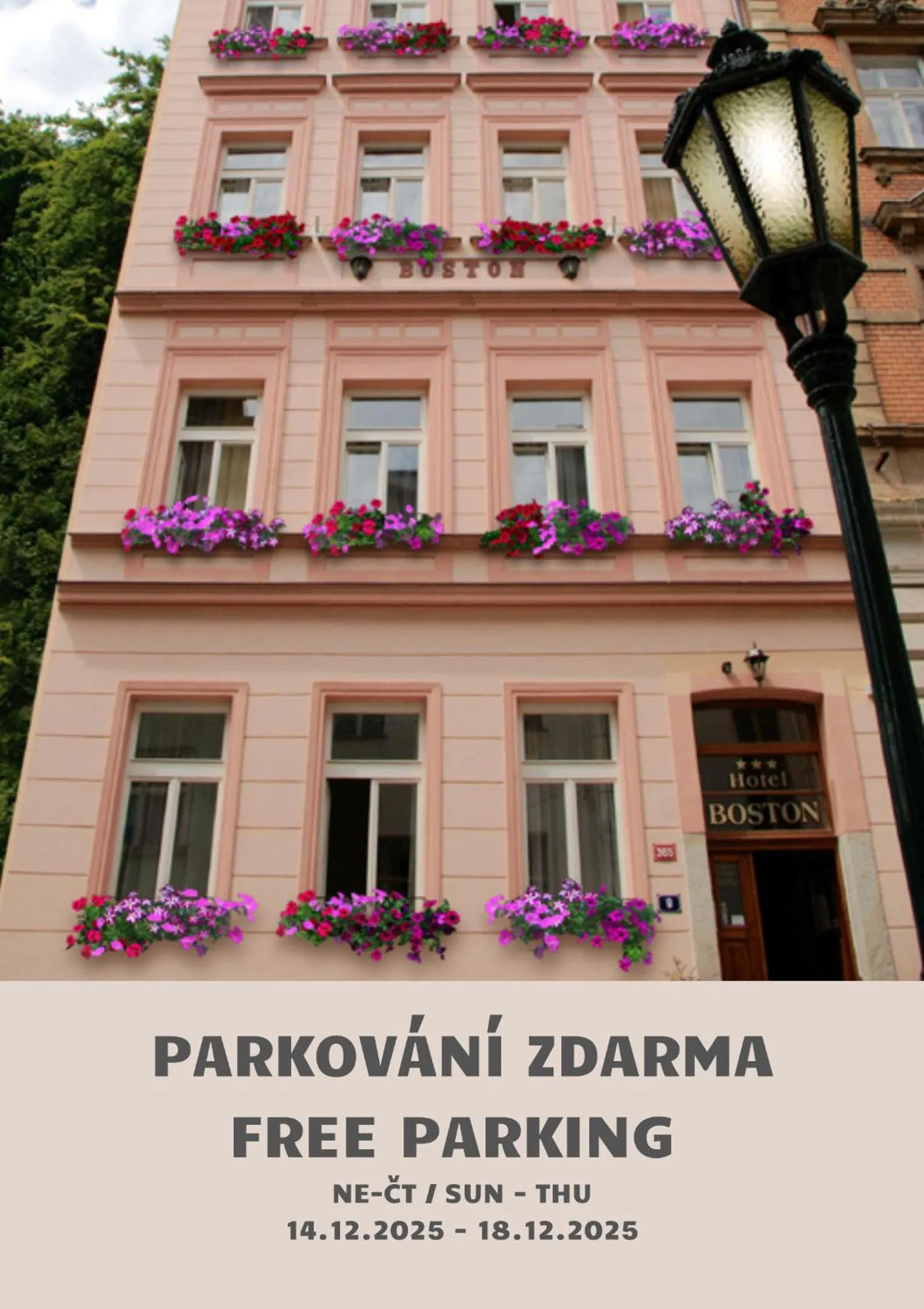 Property building in Hotel Boston