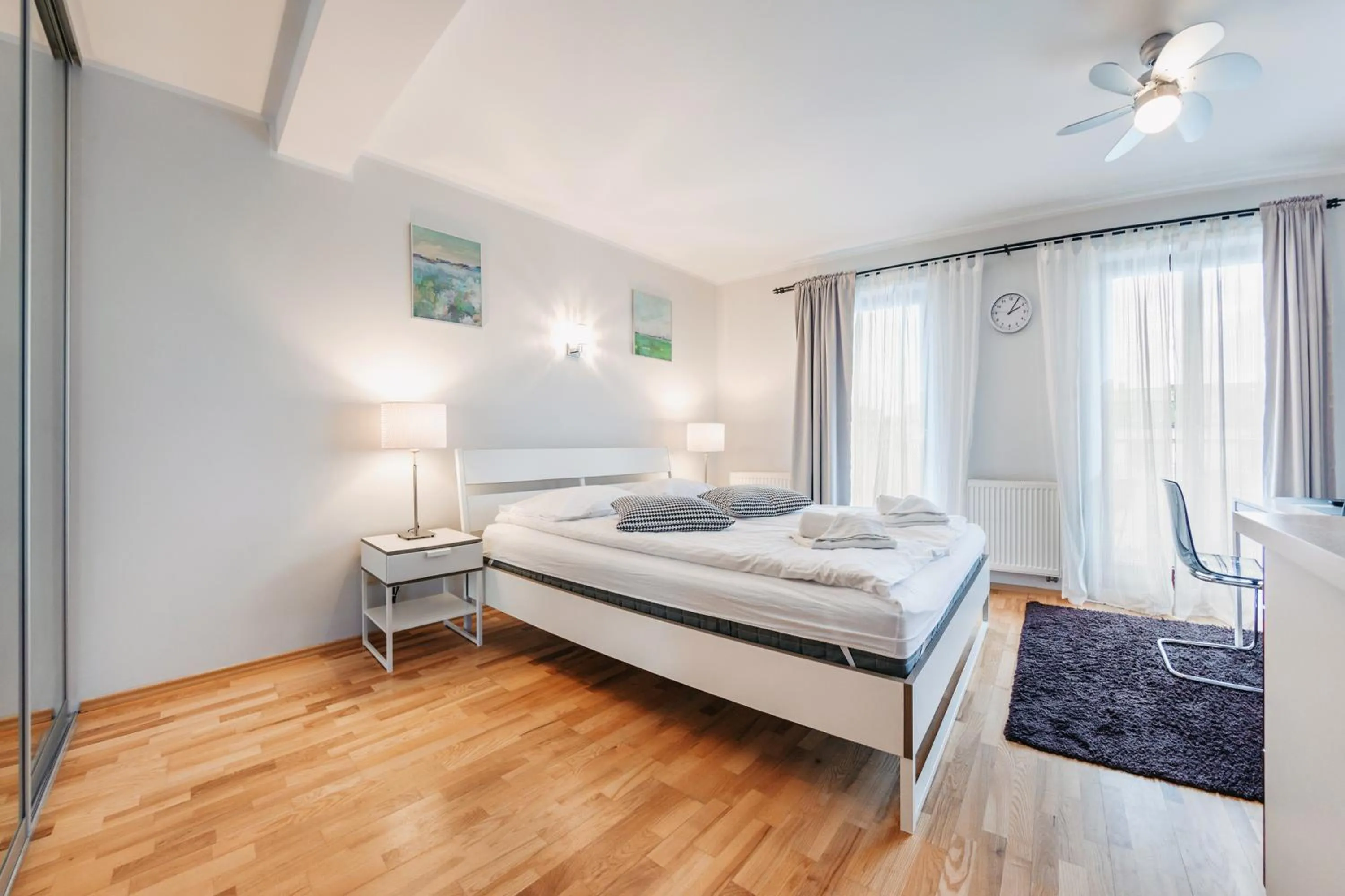Bedroom, Bed in Villa Klif, Sun & Snow
