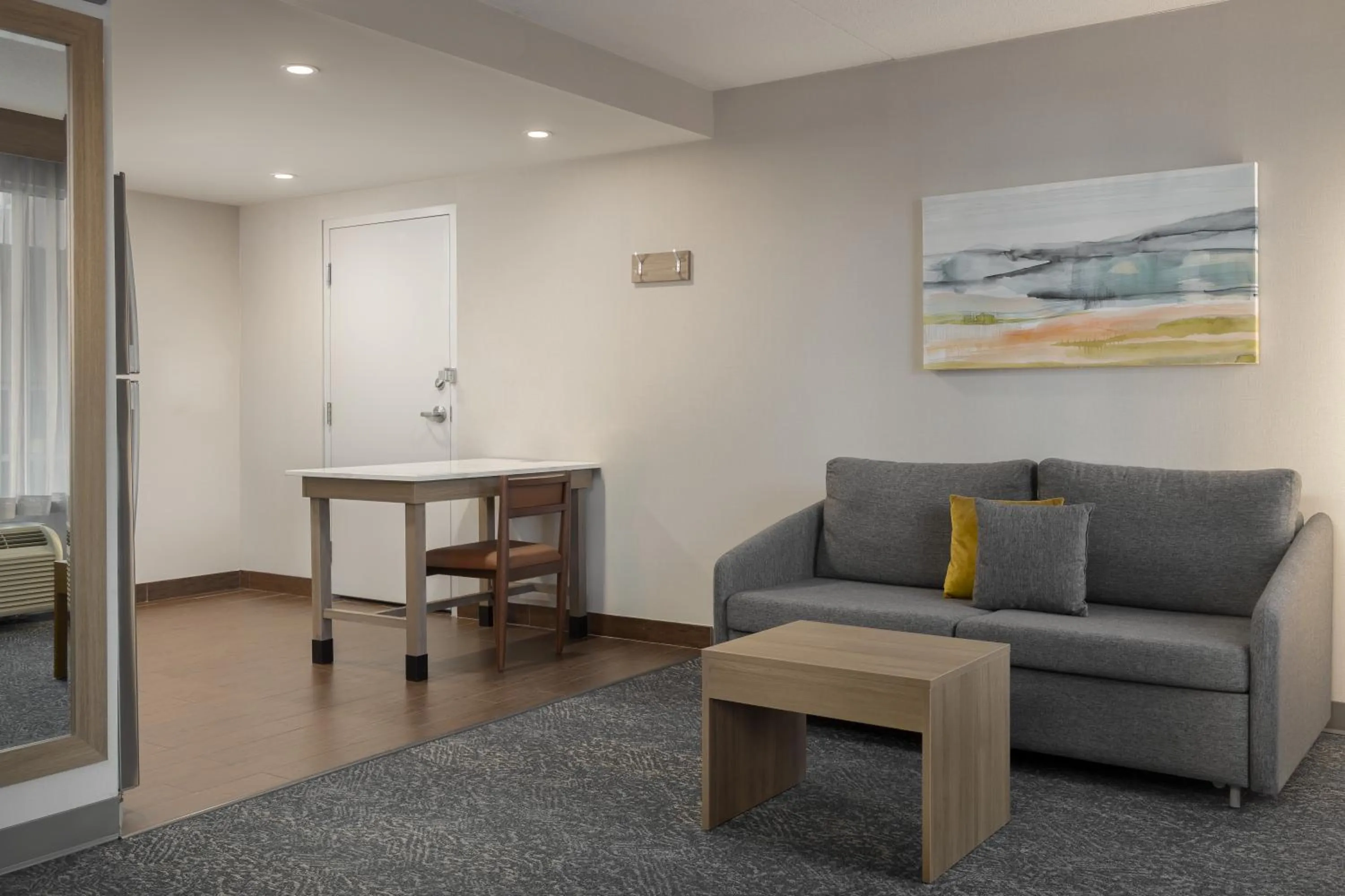 Seating area in Homewood Suites by Hilton Toronto-Ajax