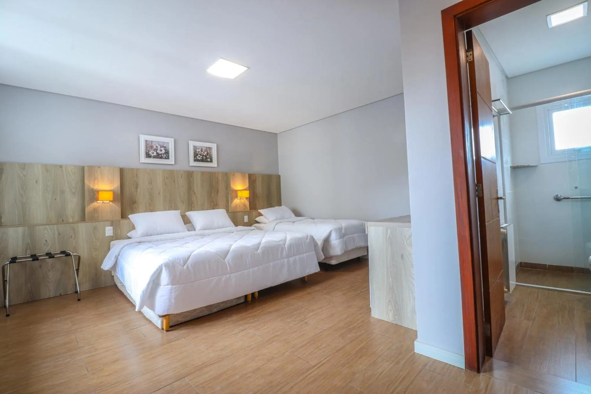 Bed in Pousada Bella Viena