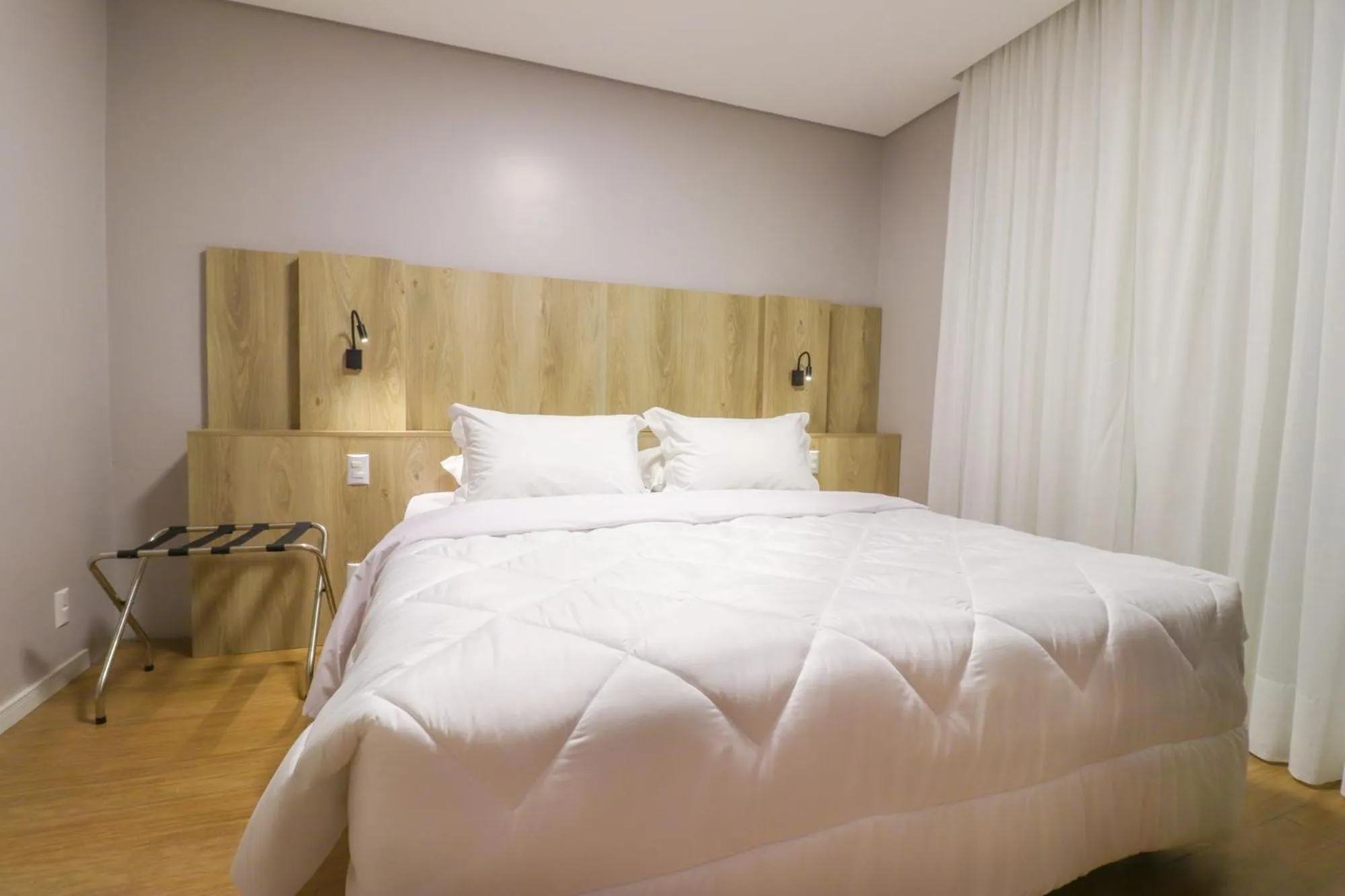 Bed in Pousada Bella Viena