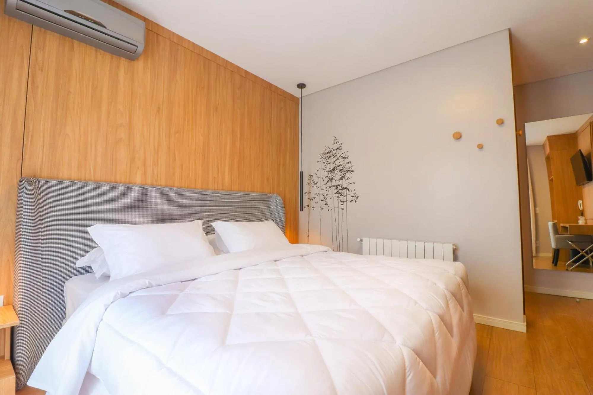 Bed in Pousada Bella Viena