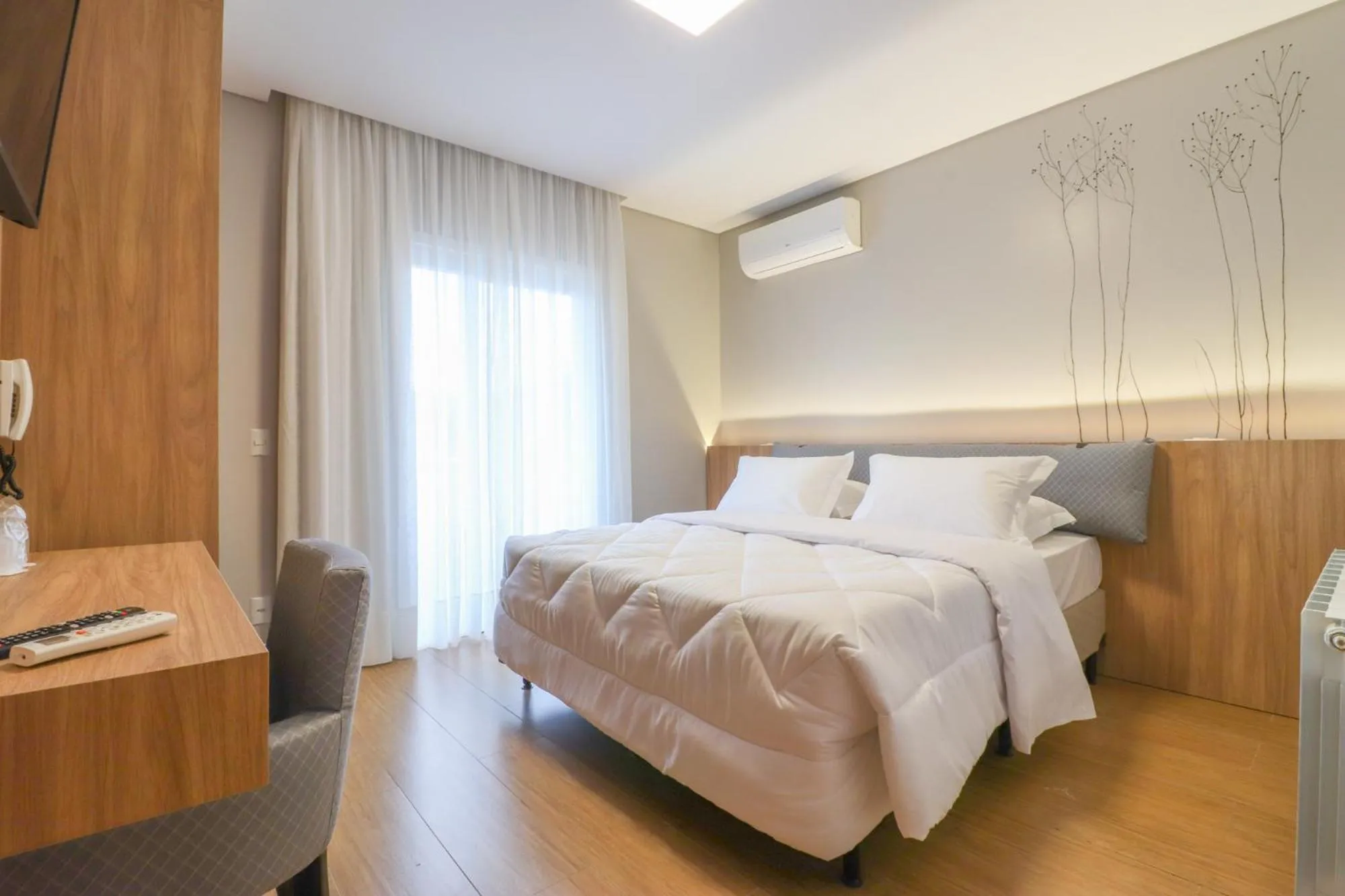 Bed in Pousada Bella Viena