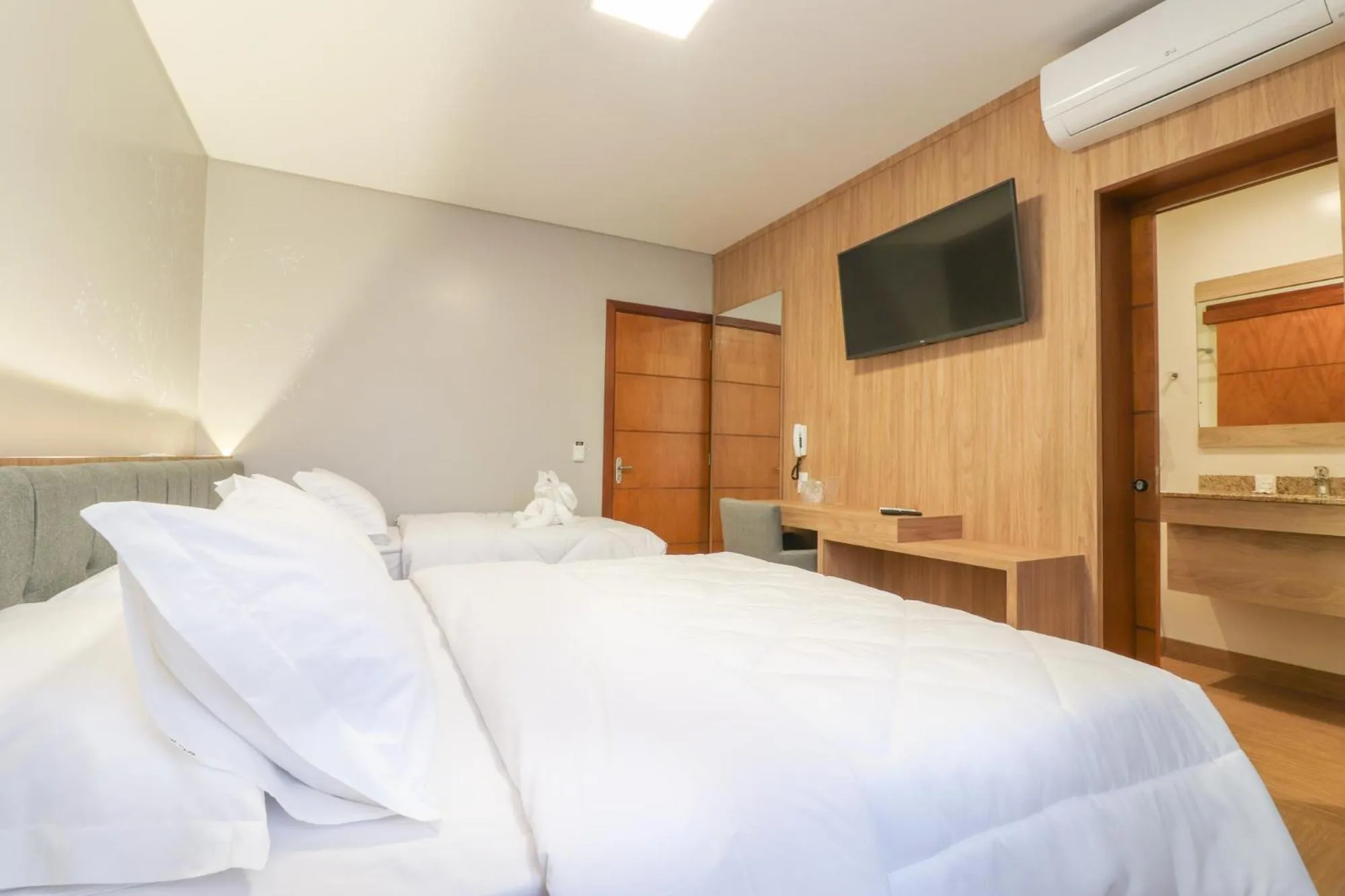 Bed in Pousada Bella Viena