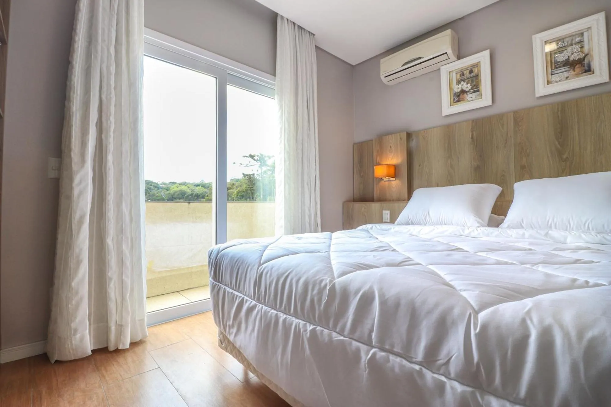 Bed in Pousada Bella Viena