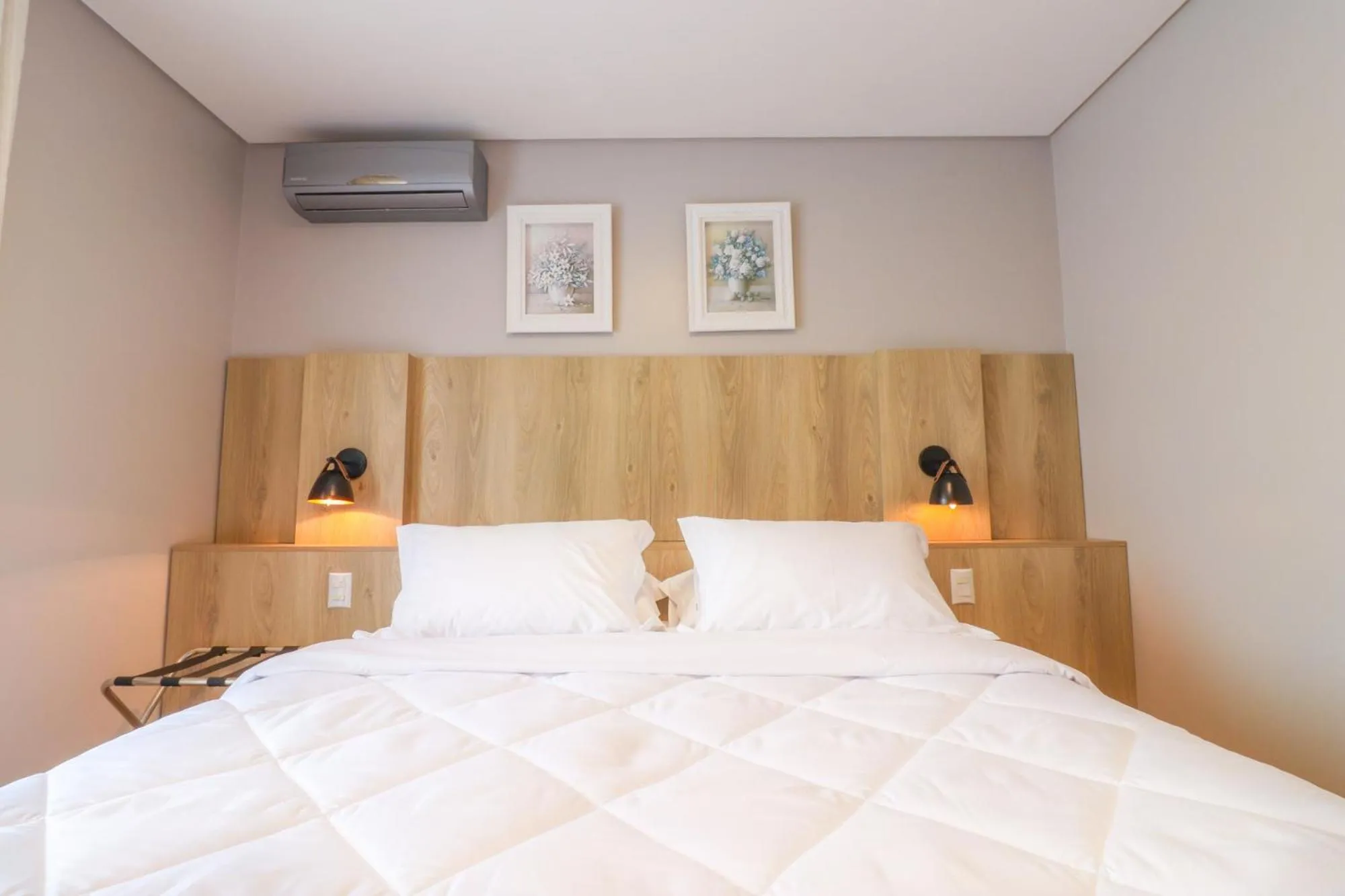 Bed in Pousada Bella Viena