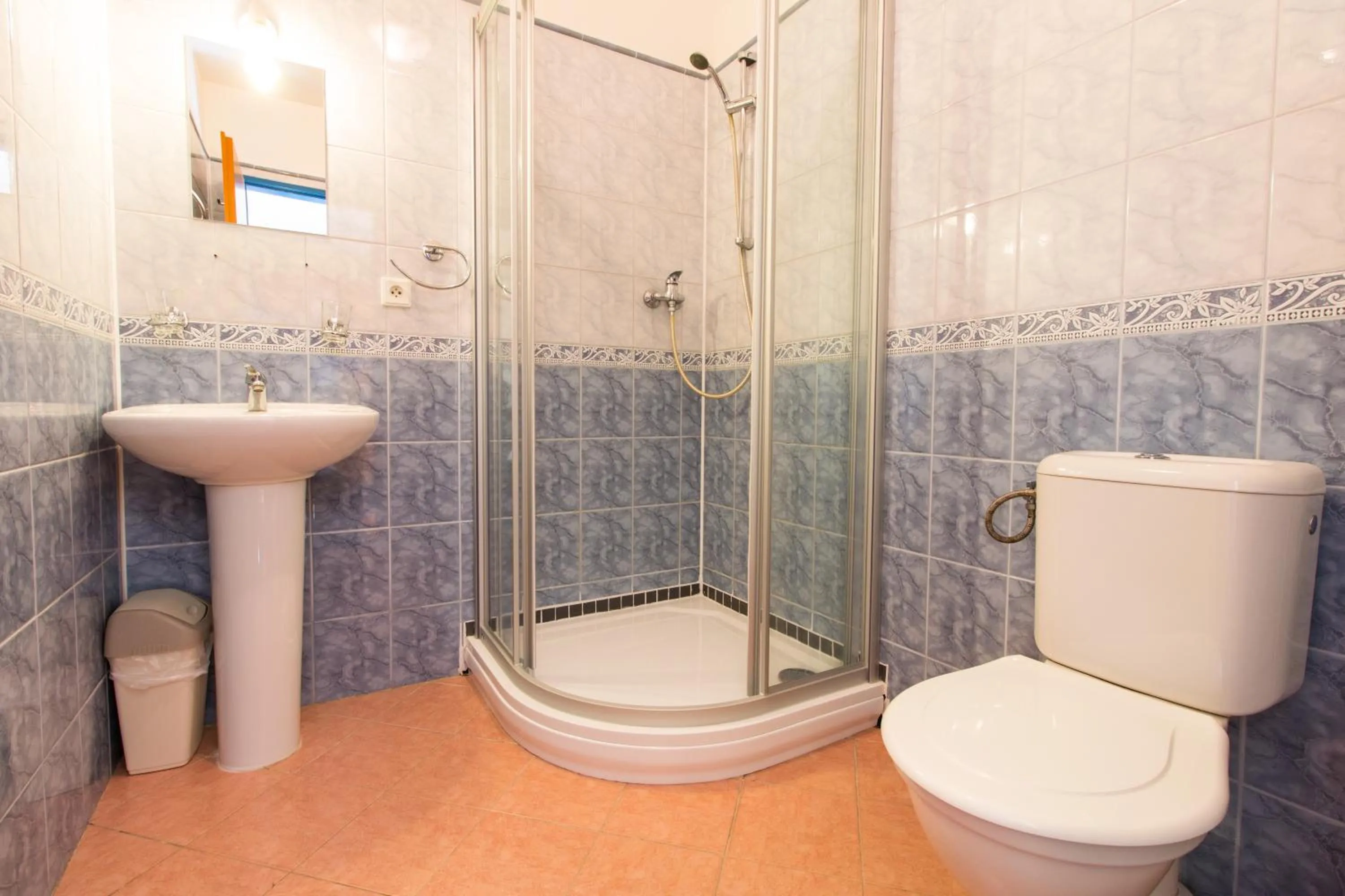 Shower in Hotel Franz