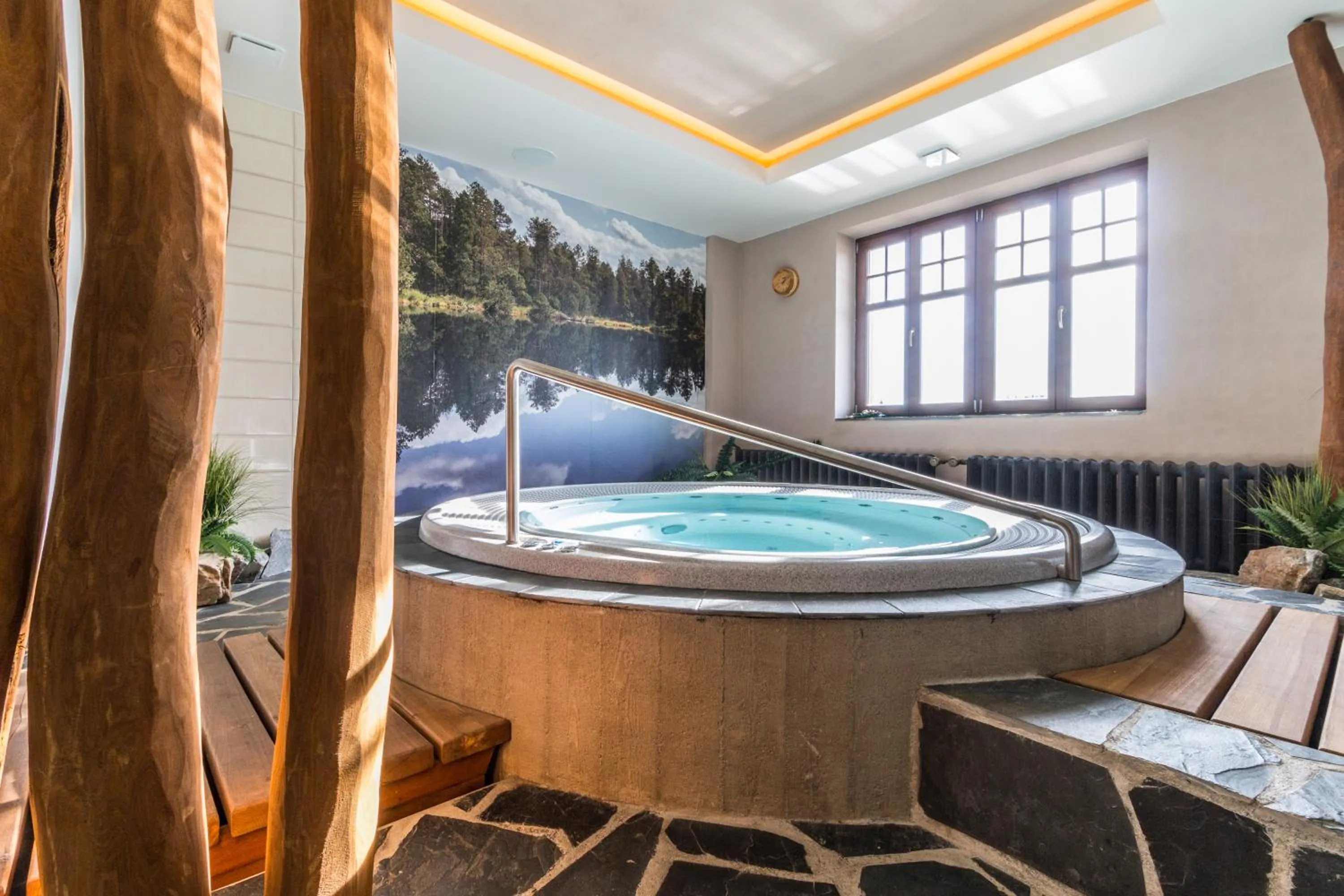 Natural landscape in Hotel Franz