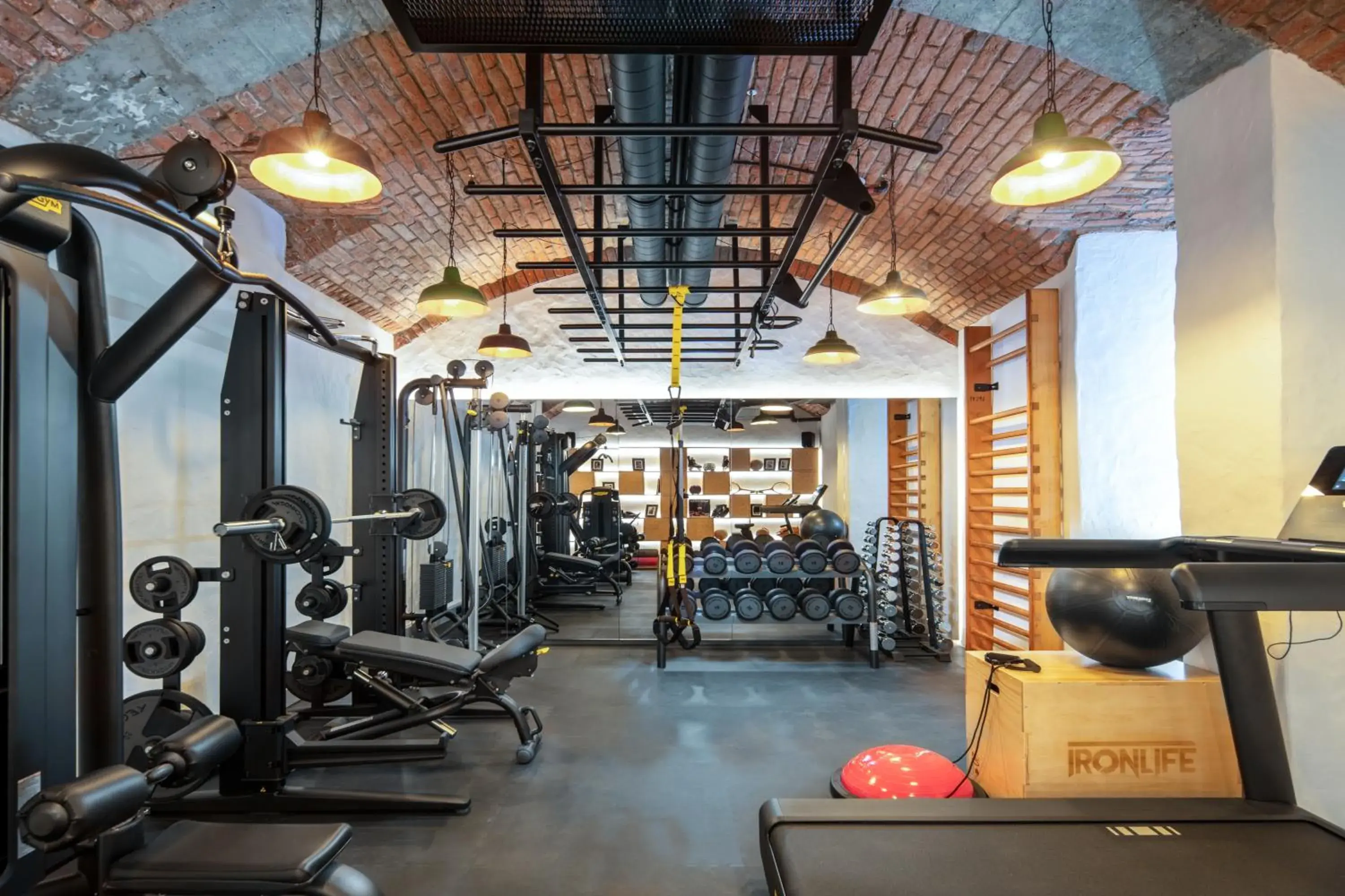 Fitness centre/facilities in THE MANES Boutique Hotel Prague Fitness centre/facilities in THE MANES Boutique Hotel Prague