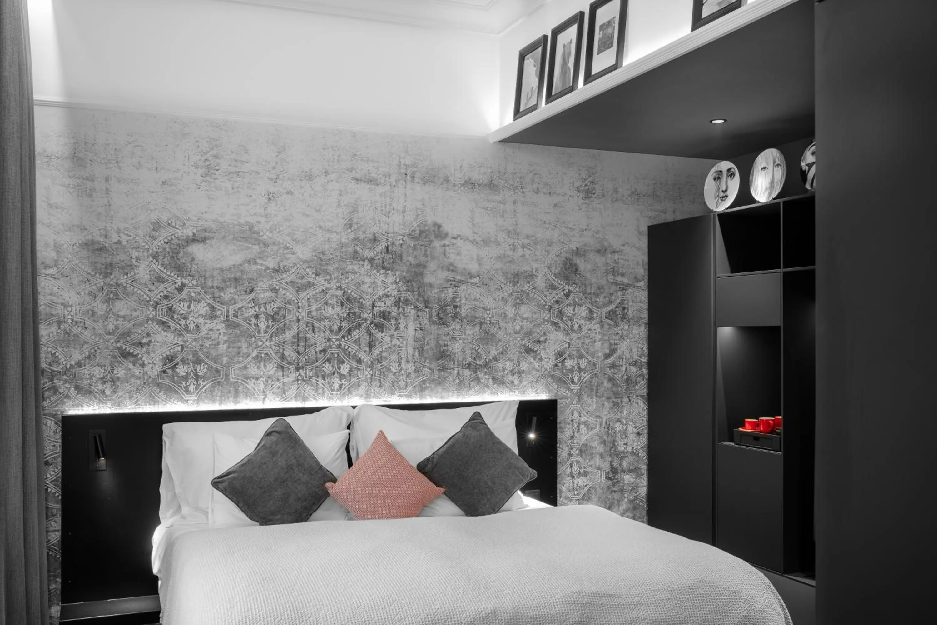 Bed in THE MANES Boutique Hotel Prague