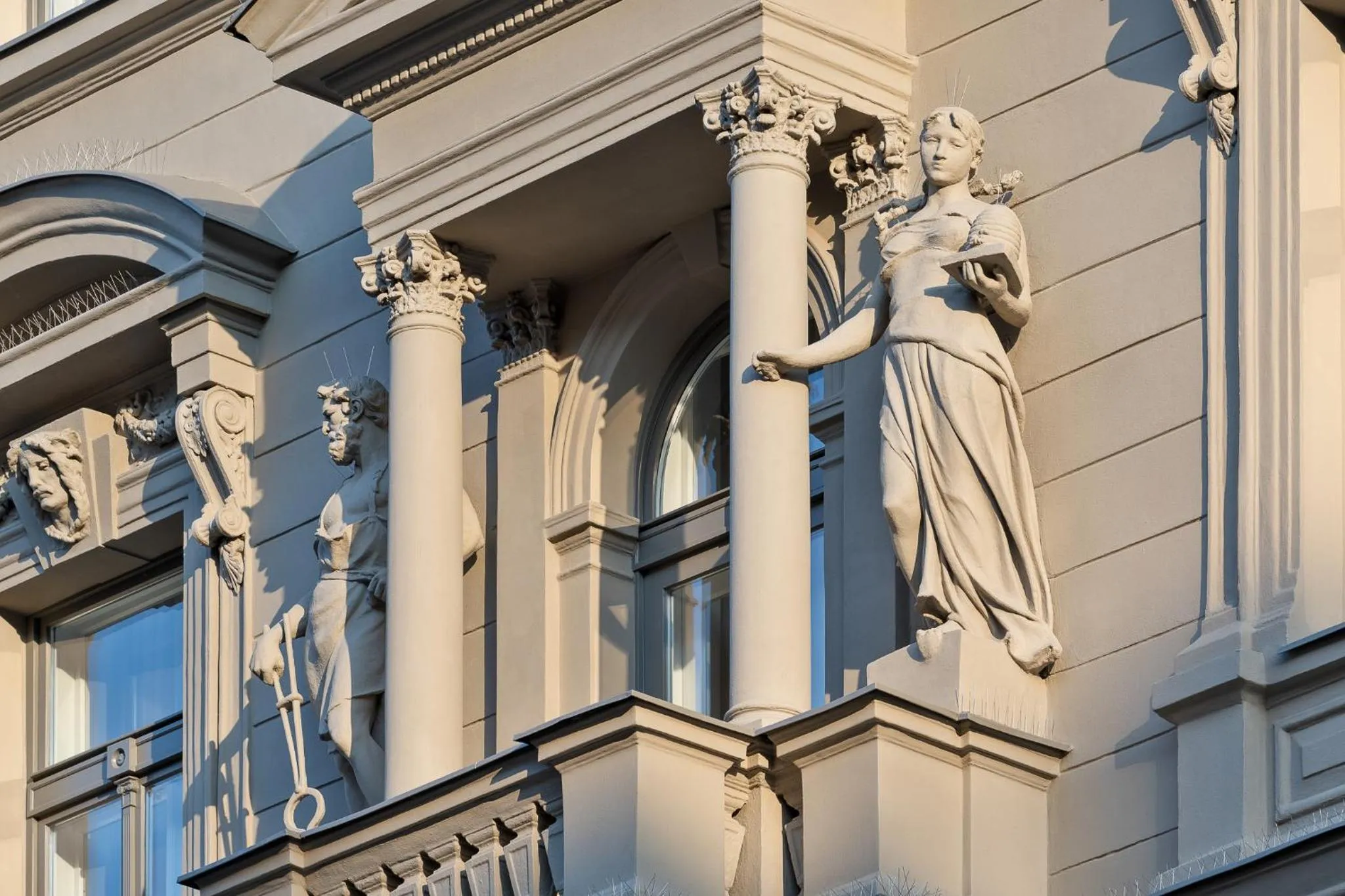 Property building in THE MANES Boutique Hotel Prague