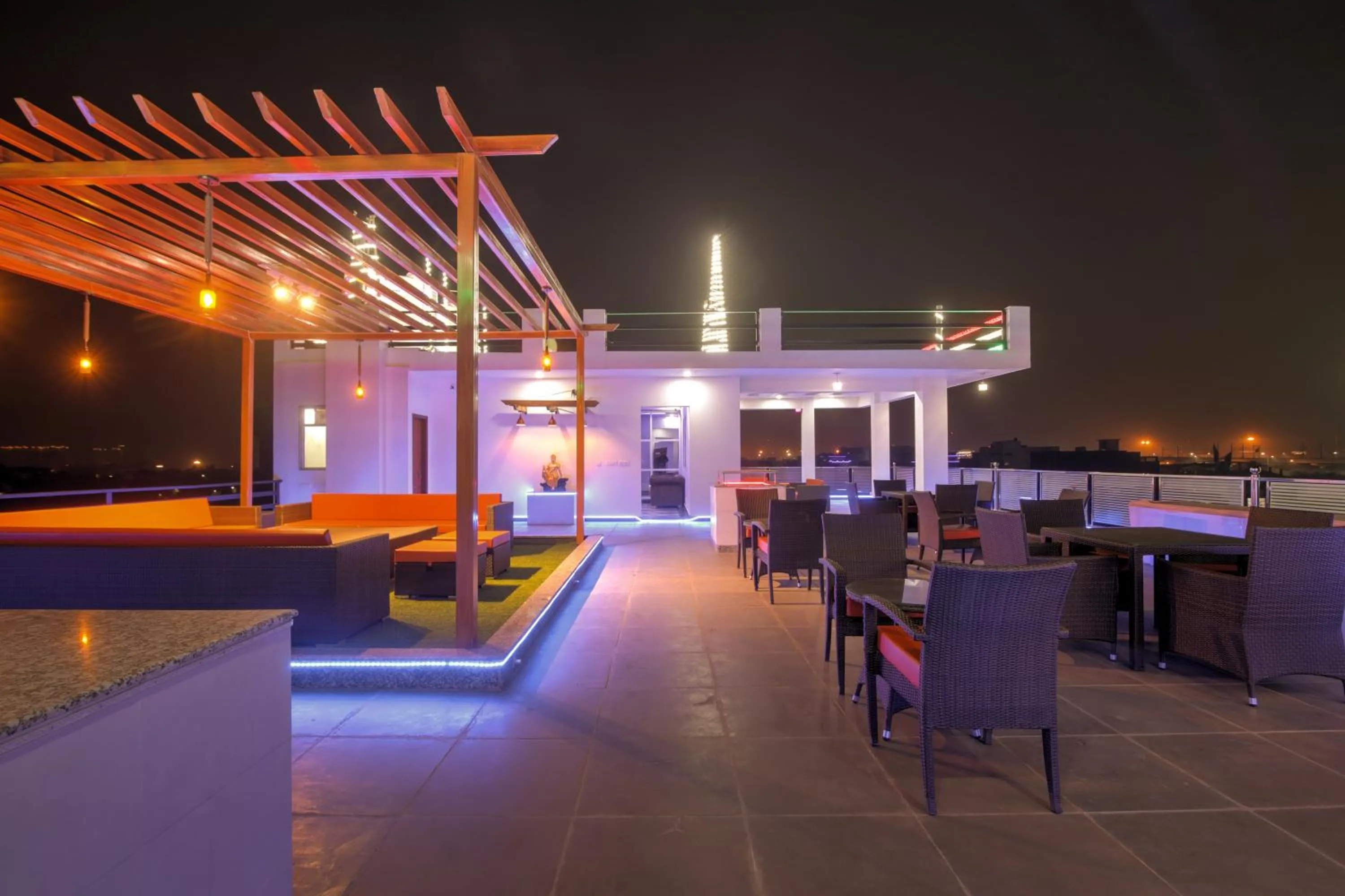 Patio in Twin Towers