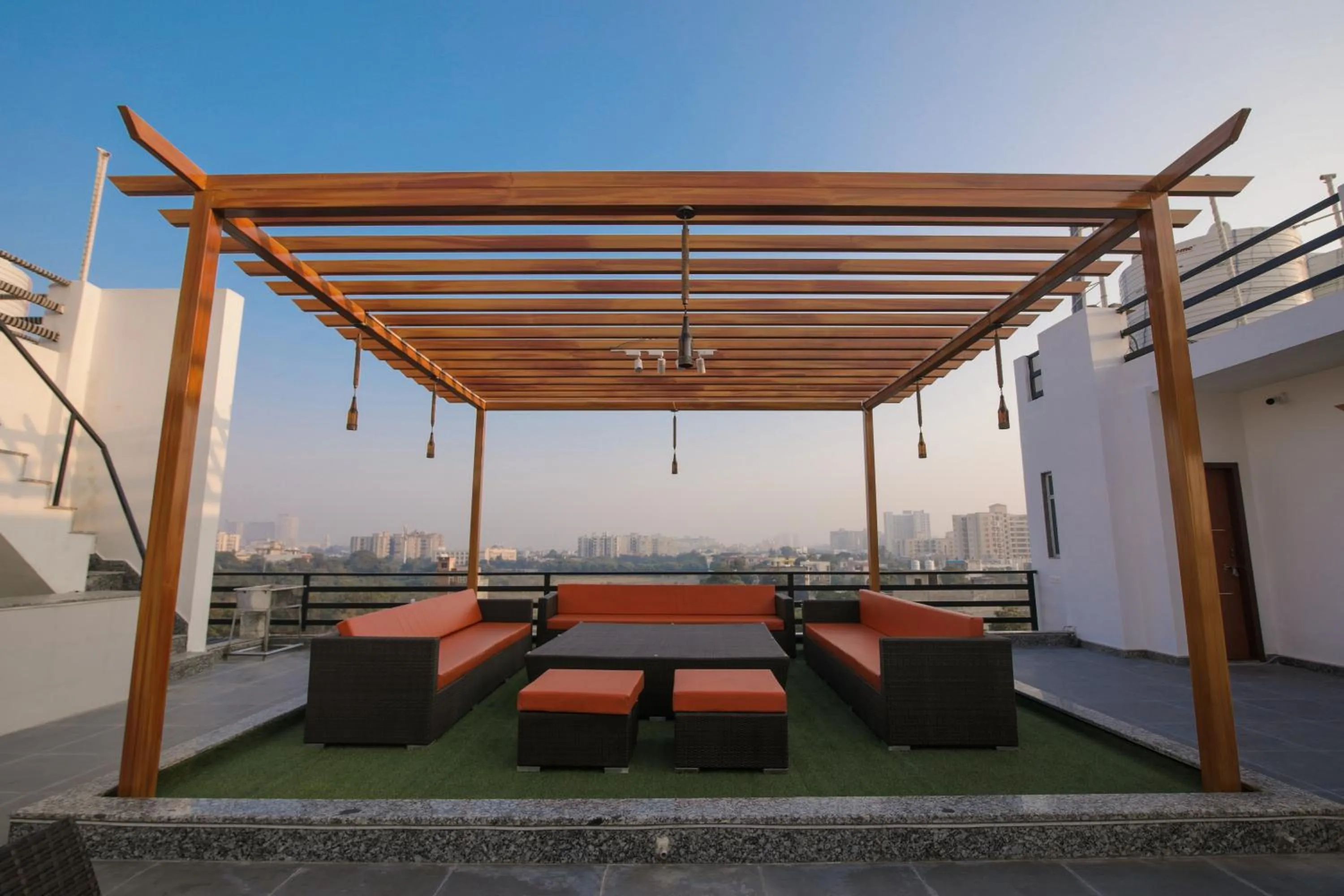 Patio in Twin Towers