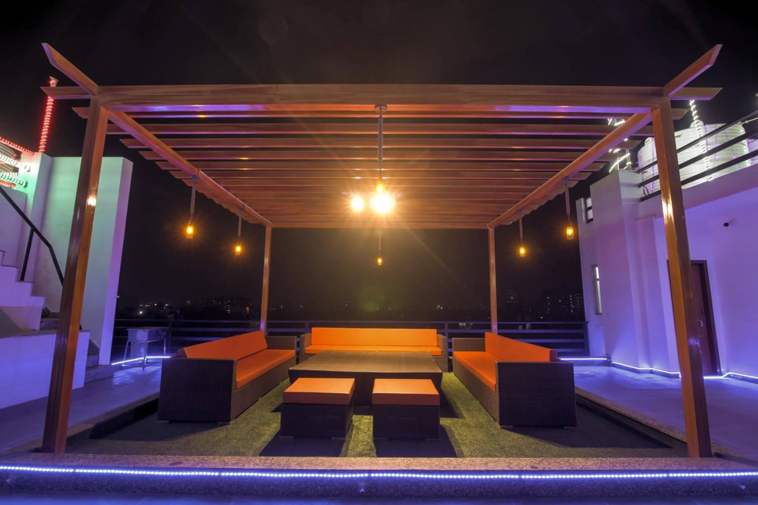 Patio in Twin Towers