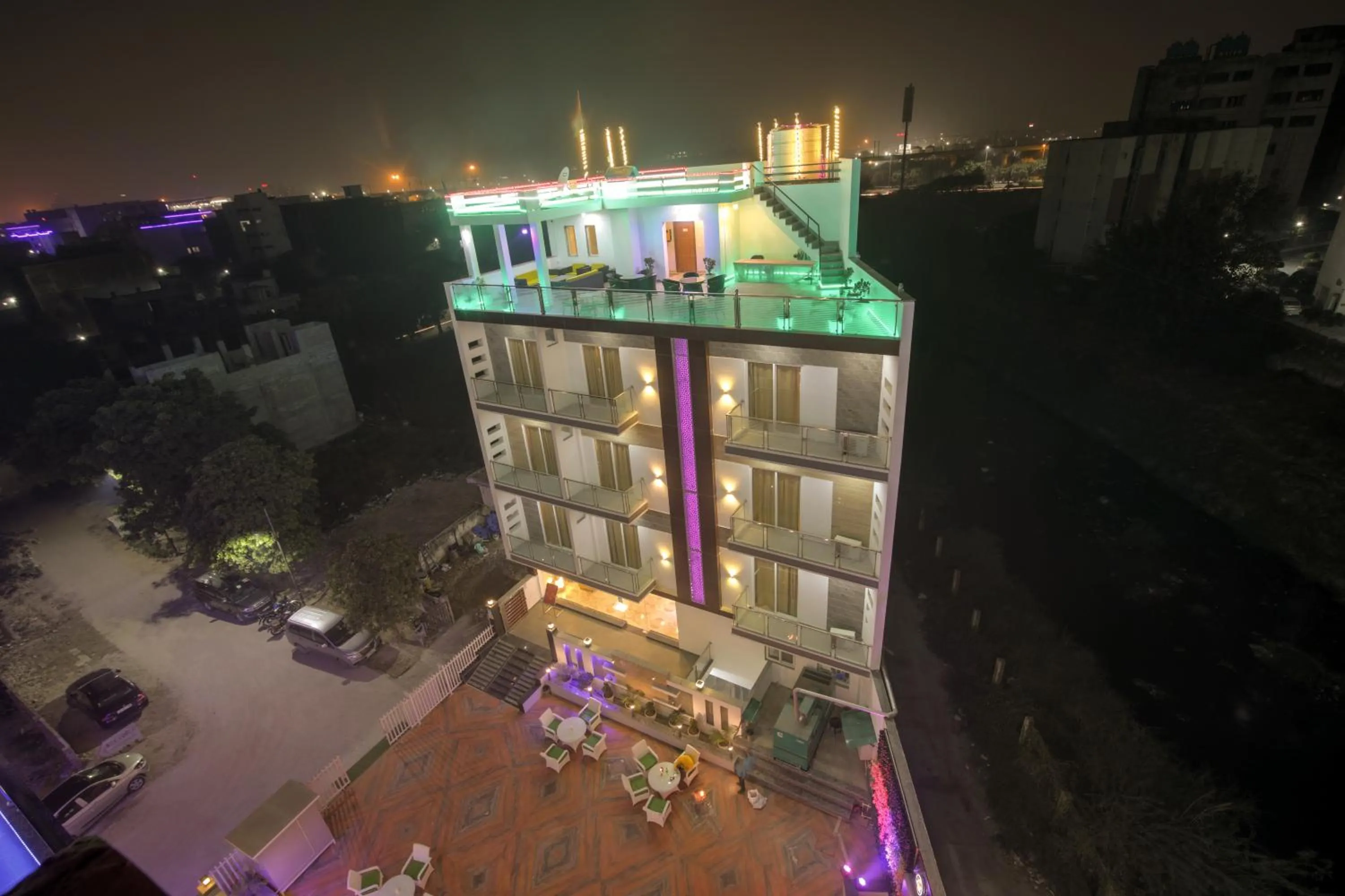 City view in Twin Towers