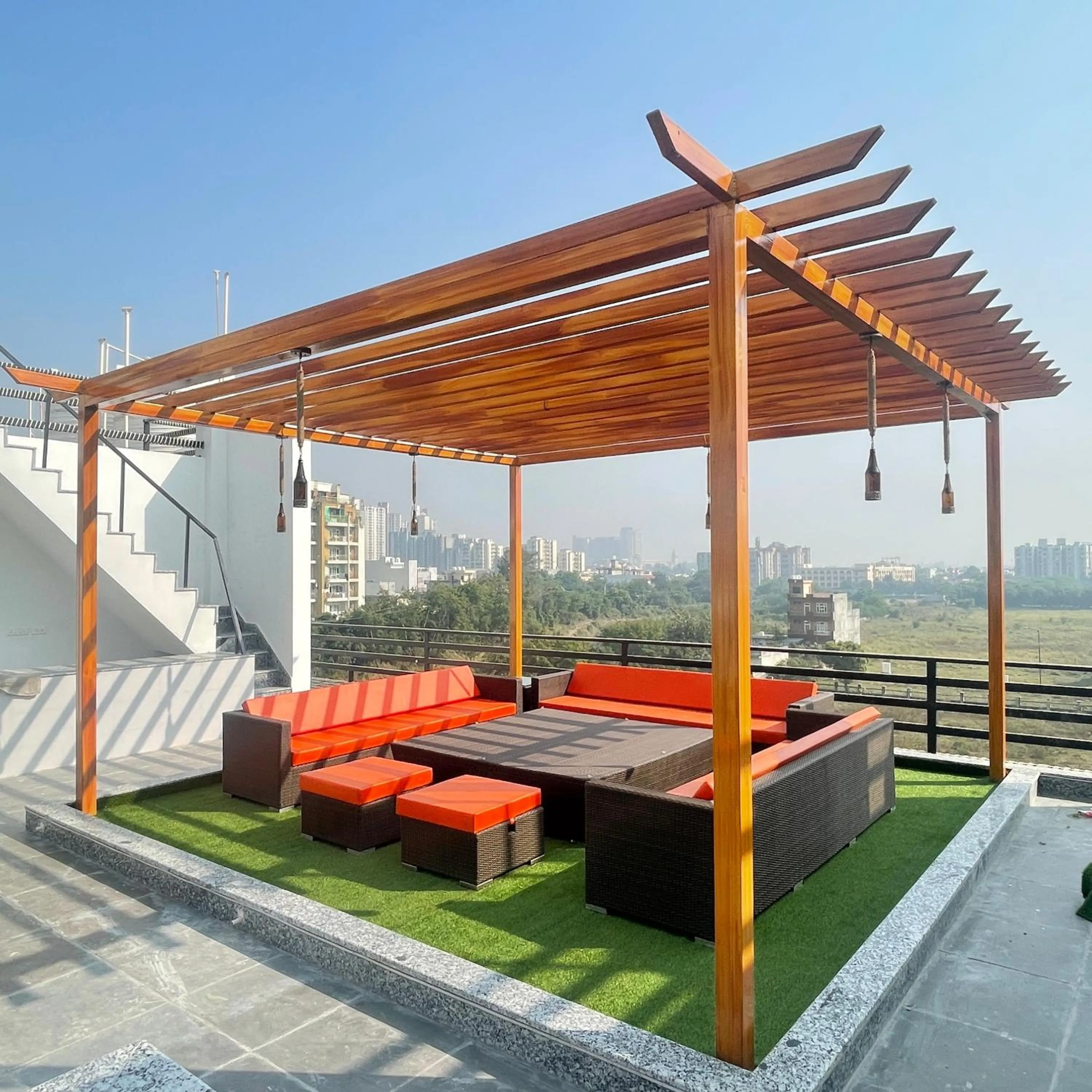 Patio in Twin Towers