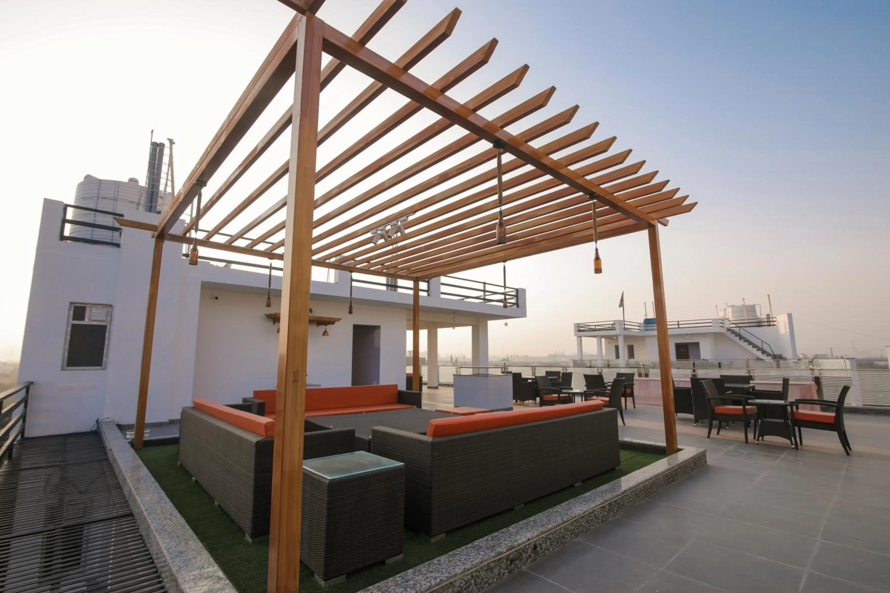 Patio in Twin Towers